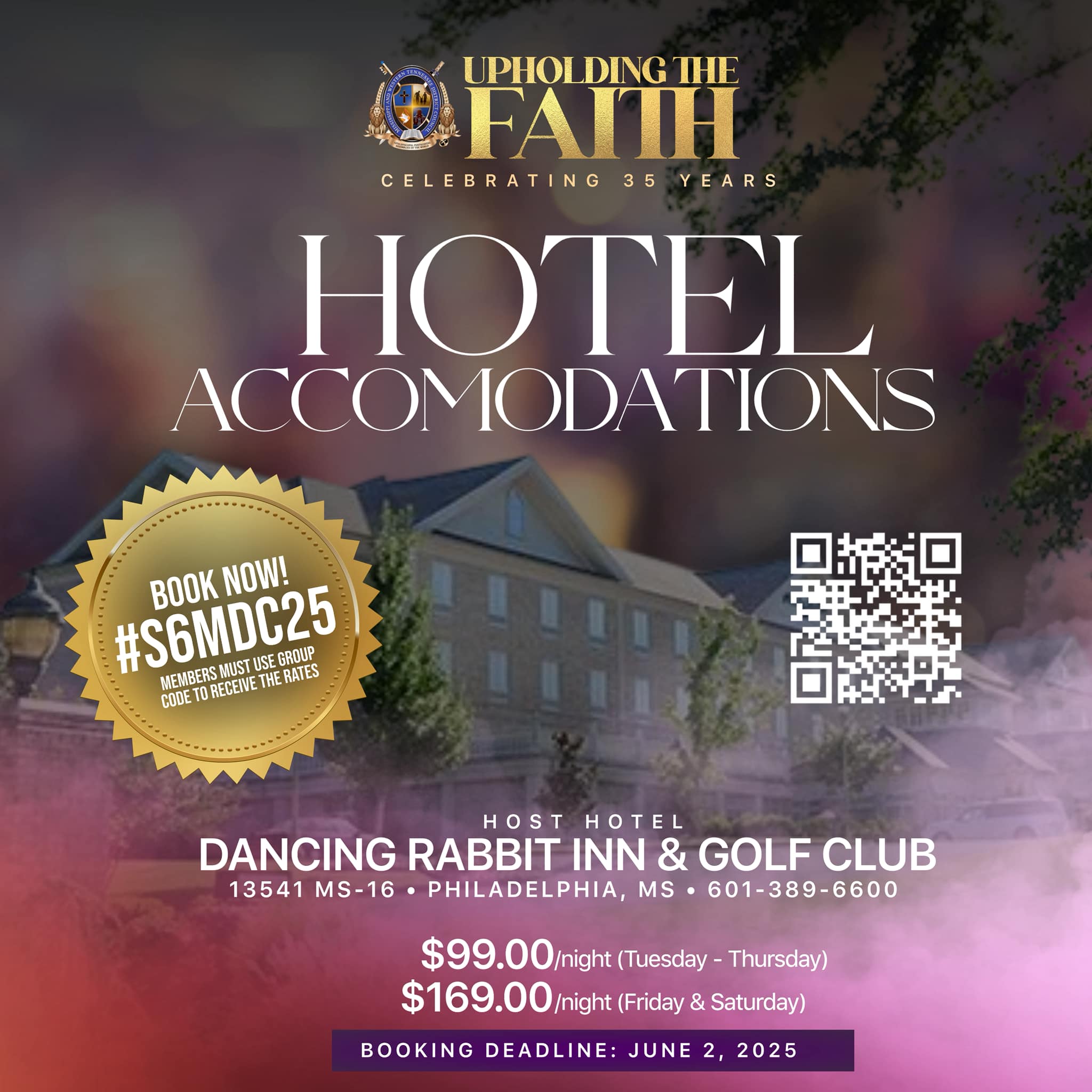 Mississsippi - Have you booked your room? You should do it NOW ...