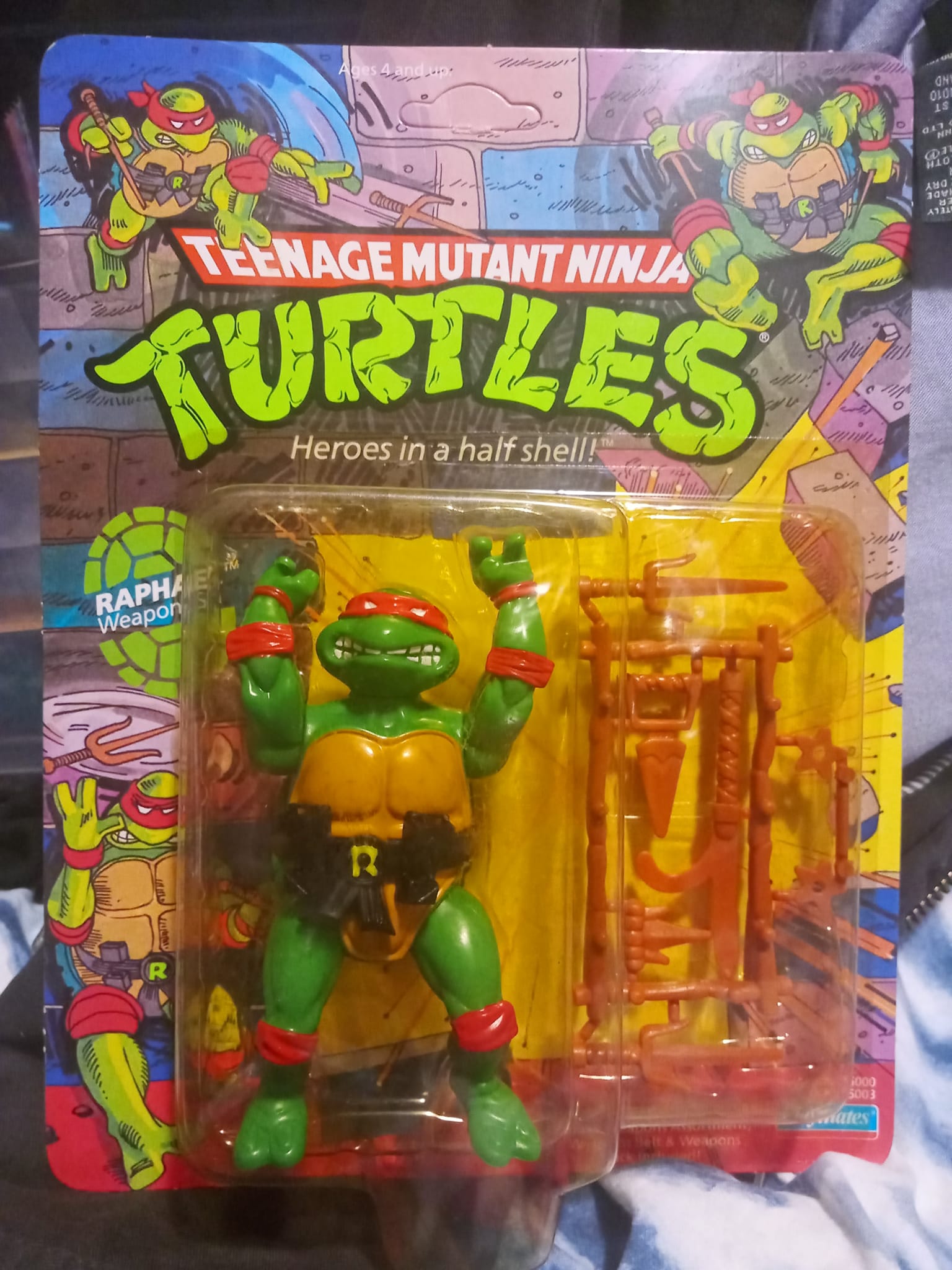Raph's Turtle Dragster toy packaging art from 1991