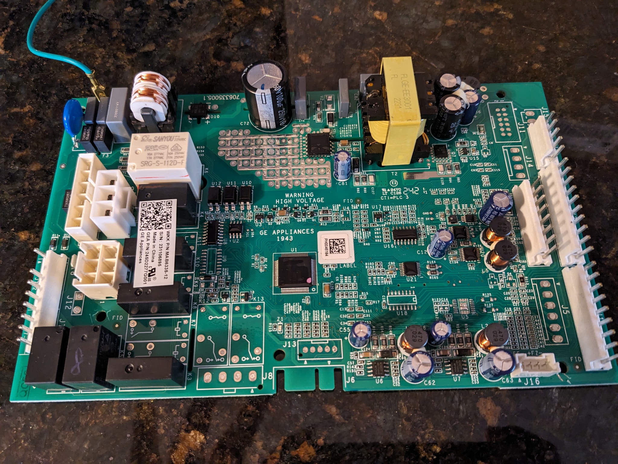 Maytag Refrigerator Control Board Parts List