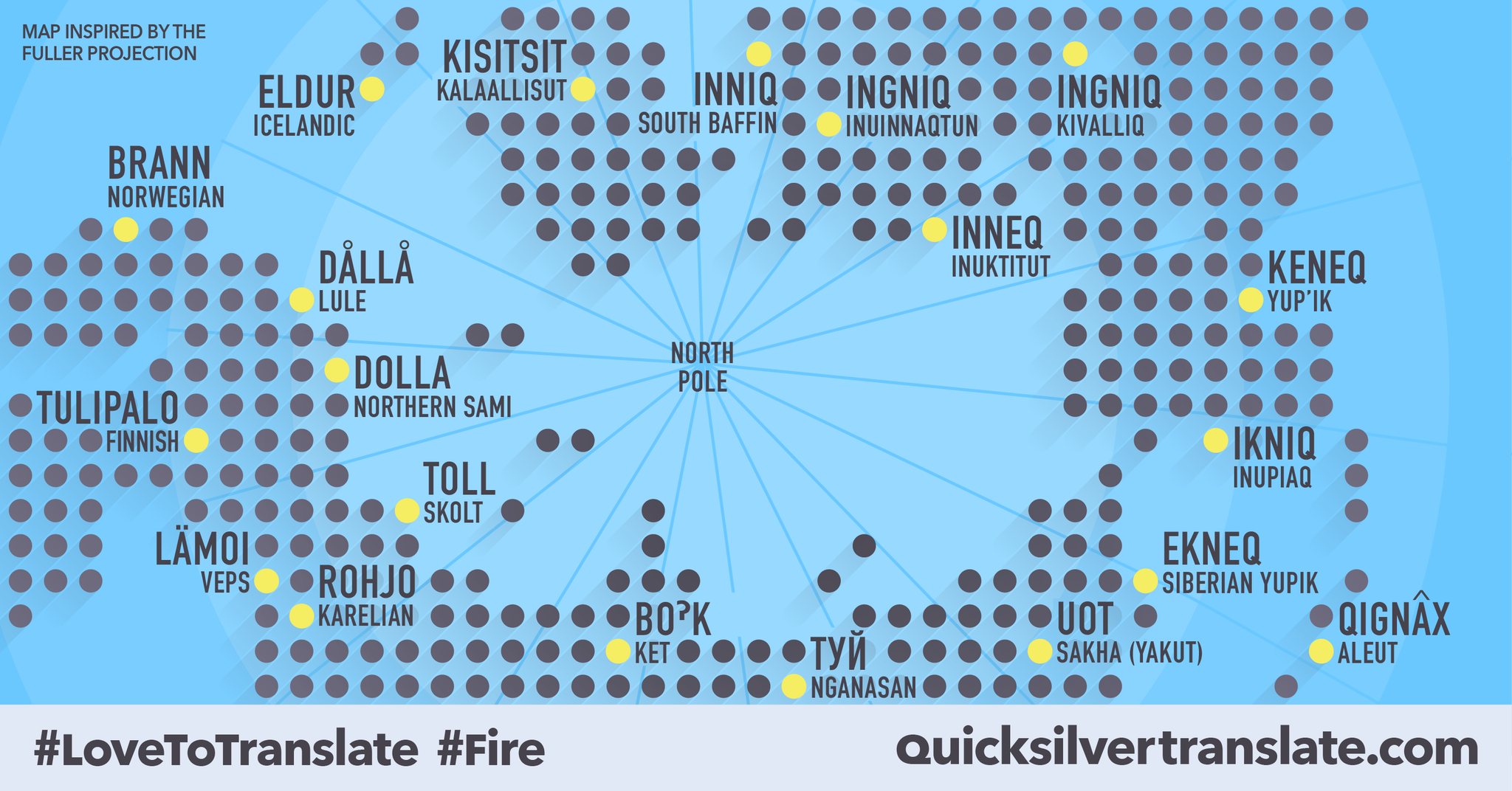 The modern #English word #fire... - Quicksilver Translate