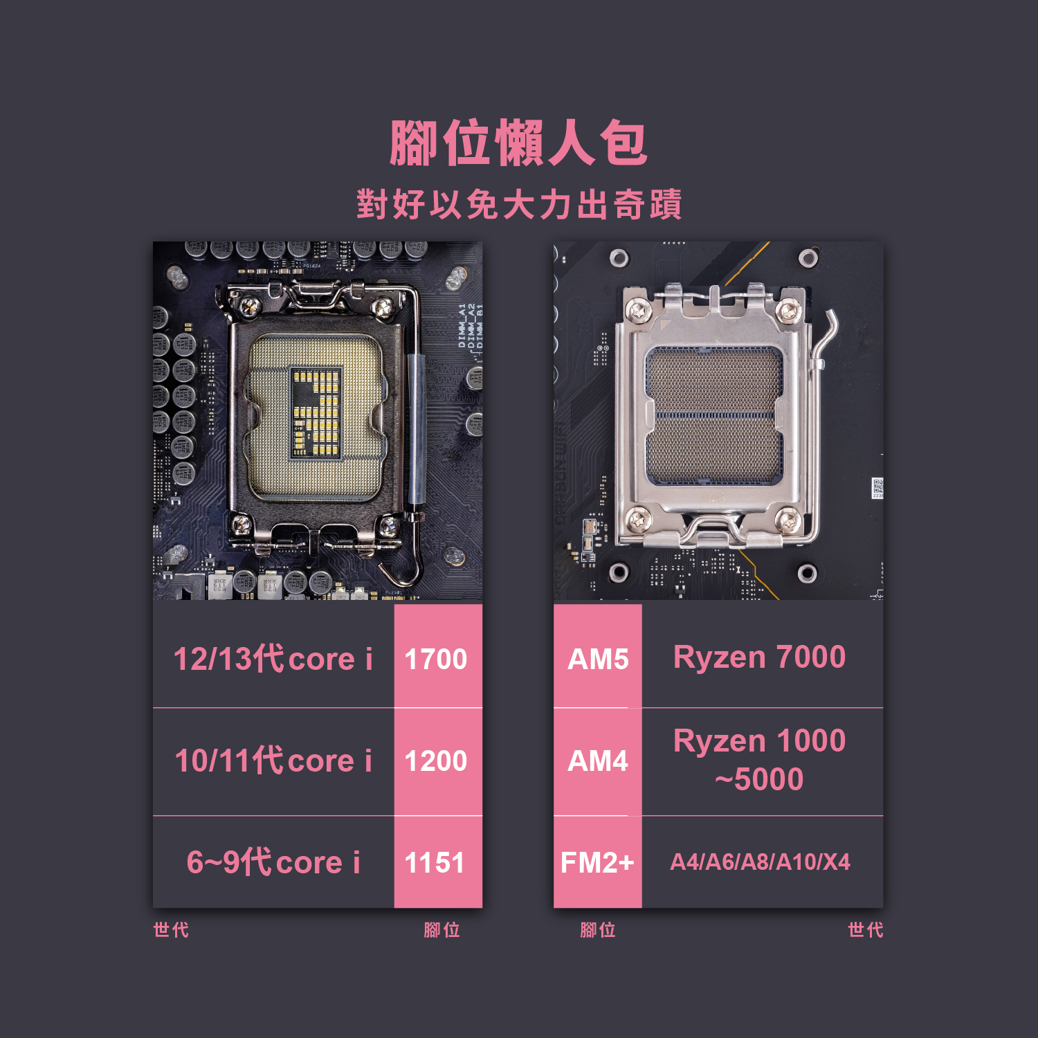 WD - 🔧🌡️ #CPU腳位懶人包 在組裝電腦時，除了煩惱想要什麼樣的效能和需求 最燒腦的就是 #CPU廠牌... | Facebook
