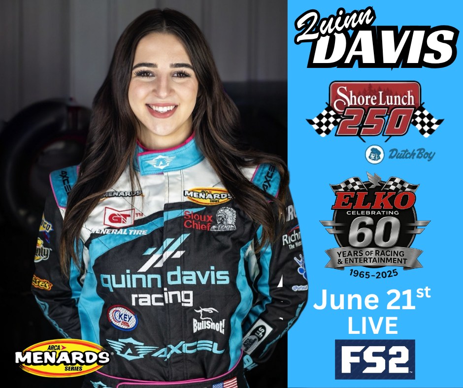 4racingmedia - FOR IMMEDIATE RELEASE June 11, 2025 Quinn Davis Returns ...