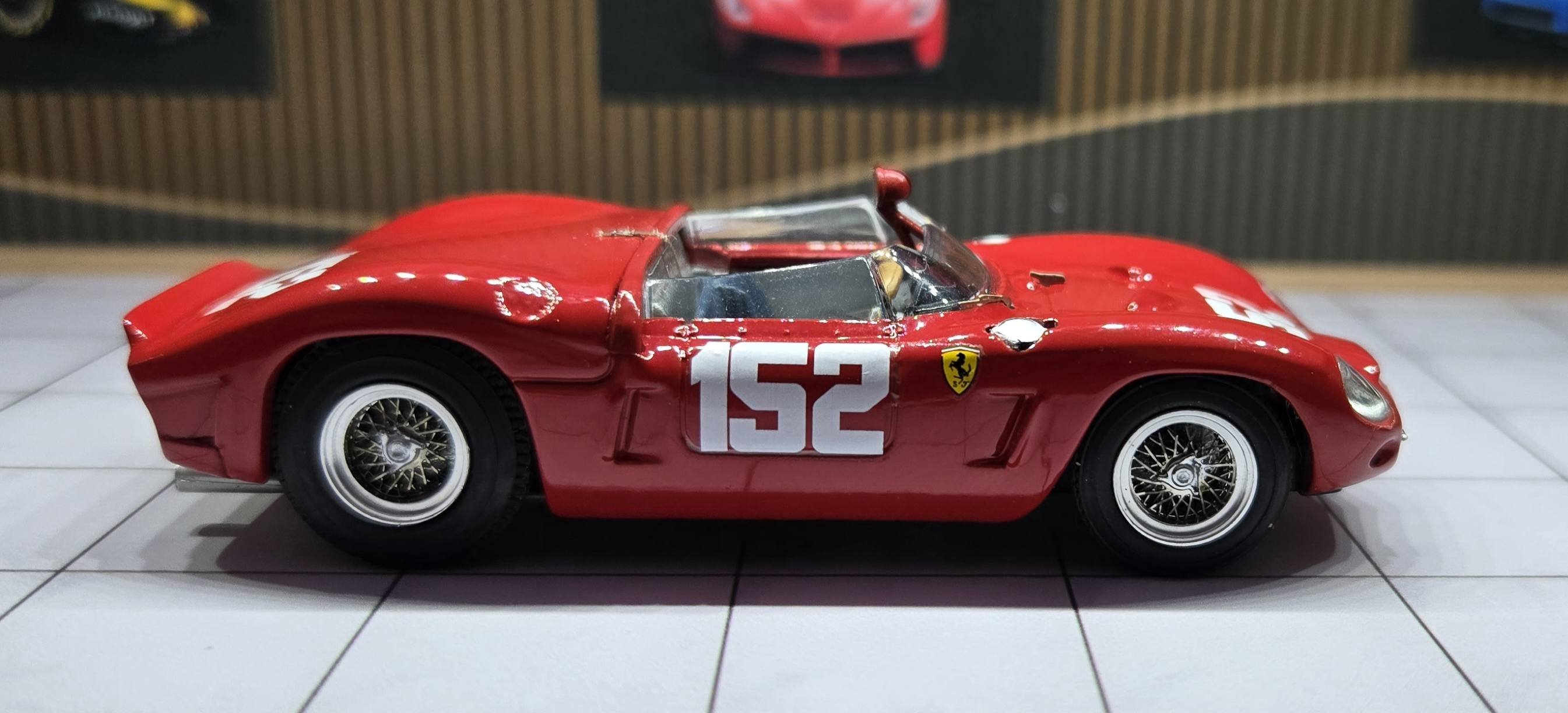 1962 Ferrari 196 SP Dino #152 Winner Targa Florio Art Model