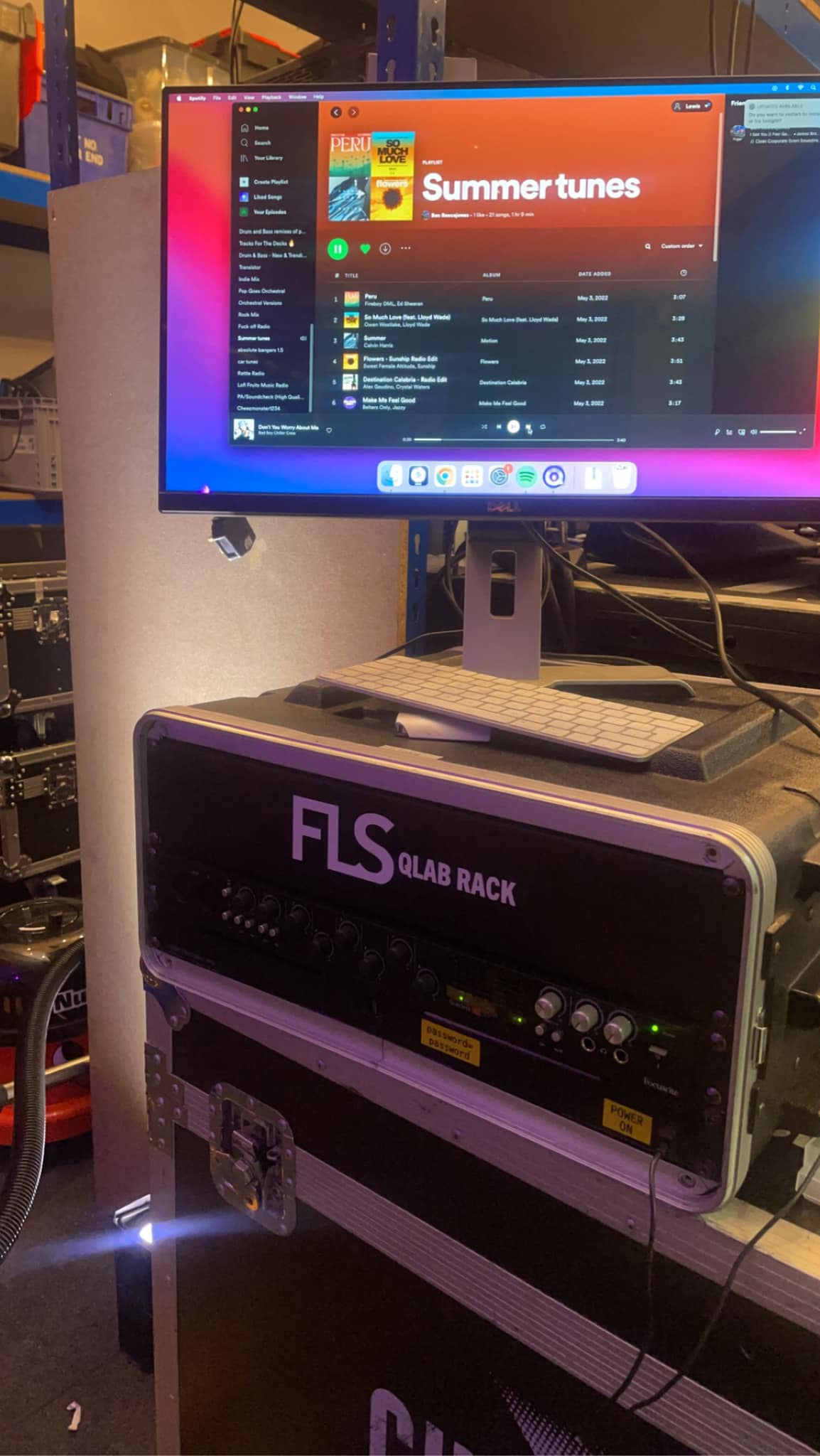 Our new purpose built qlab rack has... - FLS Events & Hire