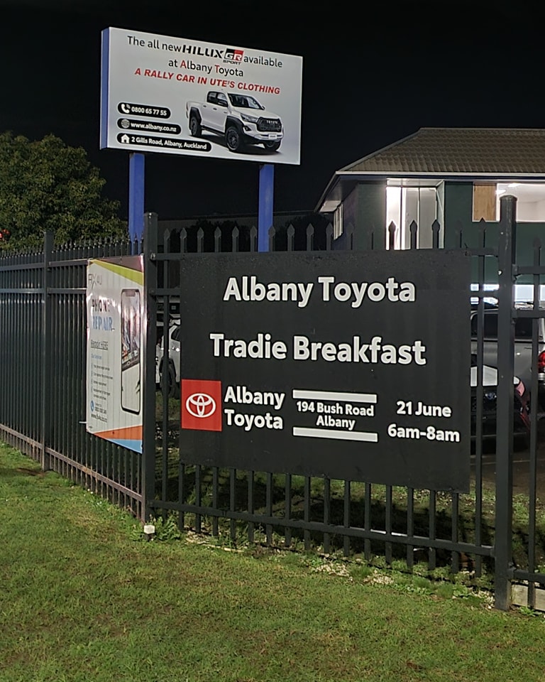 Albany Toyota - The Albany Toyota Tradie Breakfast is...
