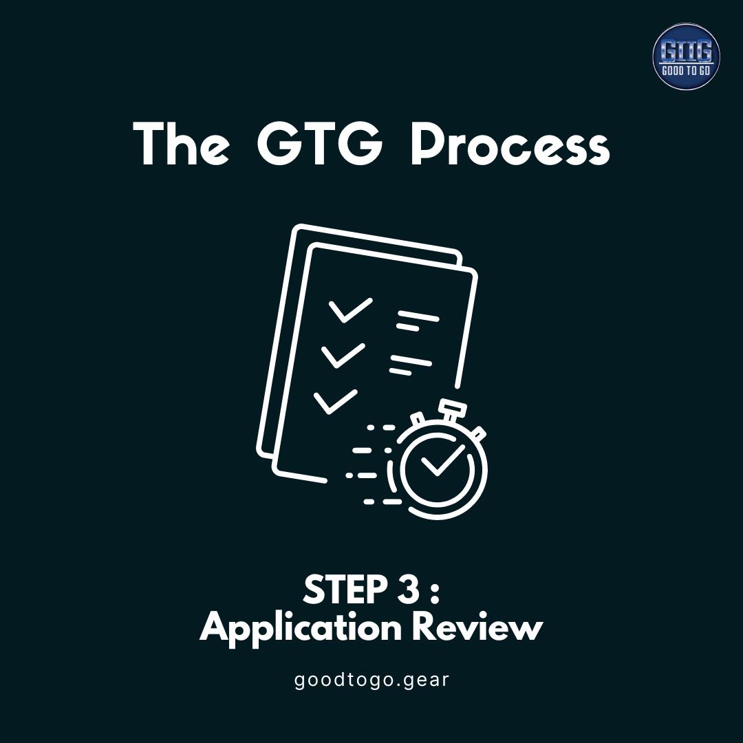 Good to Go Gear - THE GTG PROCESS! Step 3: Application...