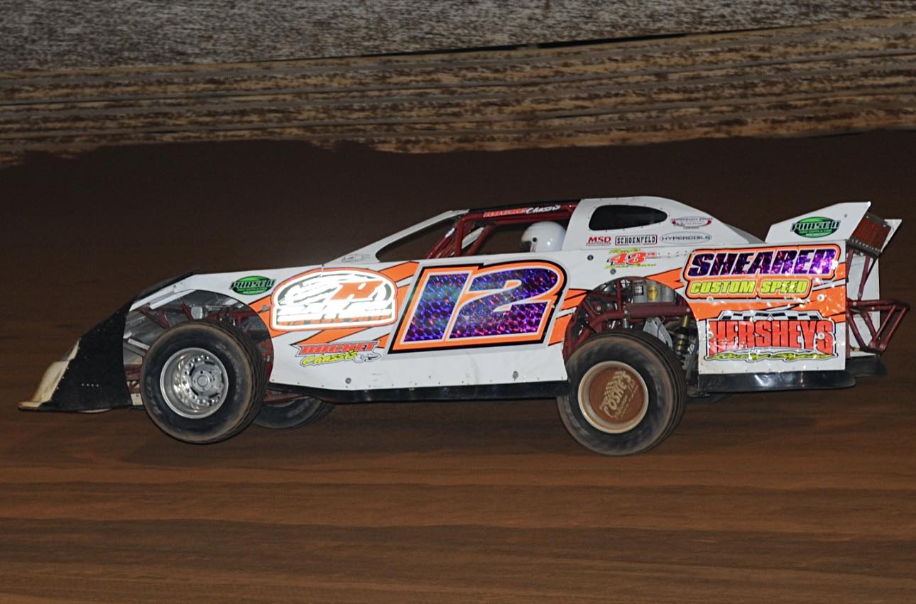Turn - Dave Kepner driving his Rocket Chassis #12 at the Bedford ...