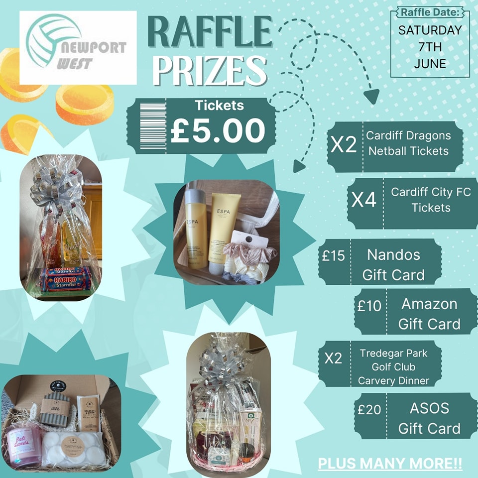 🎉 RAFFLE PRIZES - SEE WHAT YOU... - Newport West Netball Club | Facebook