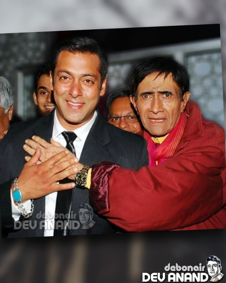 Salman Khan with the Legendary Dev... - Olden Indian Cinema | Facebook