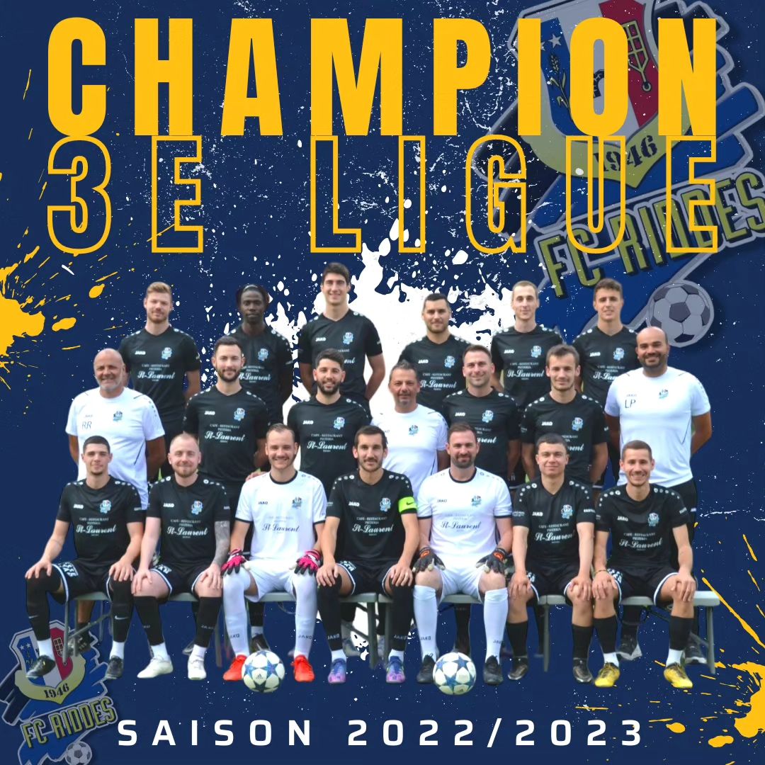 FC Riddes - 💙 CHAMPION 💙 Magnifique victoire et titre de... | Facebook