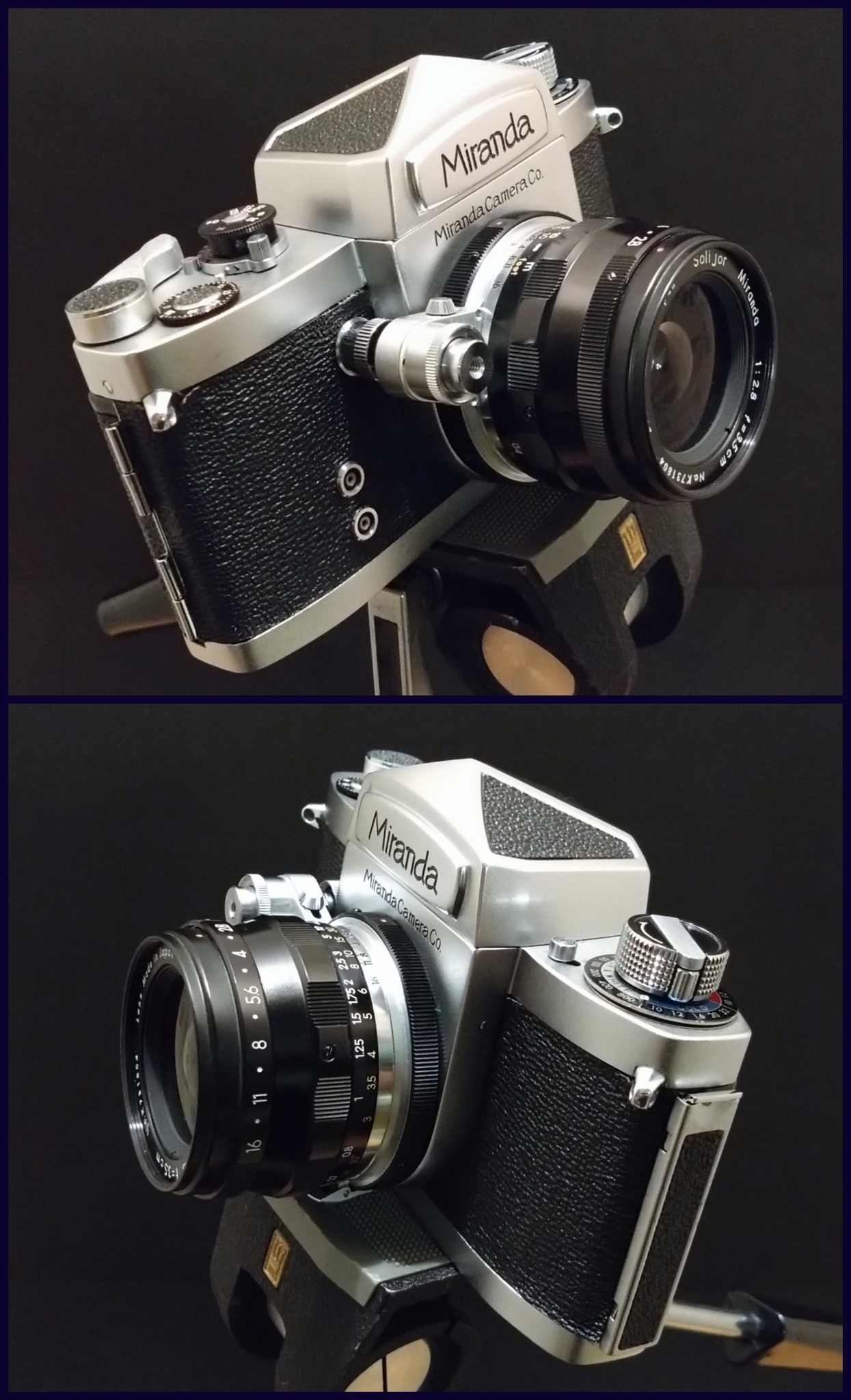 Miranda camera with Soligor 5cm/1.9 lens