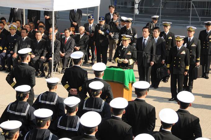 防衛省 海上自衛隊 (Japan - 26.3.17 自衛艦隊司令官の訓示(代読