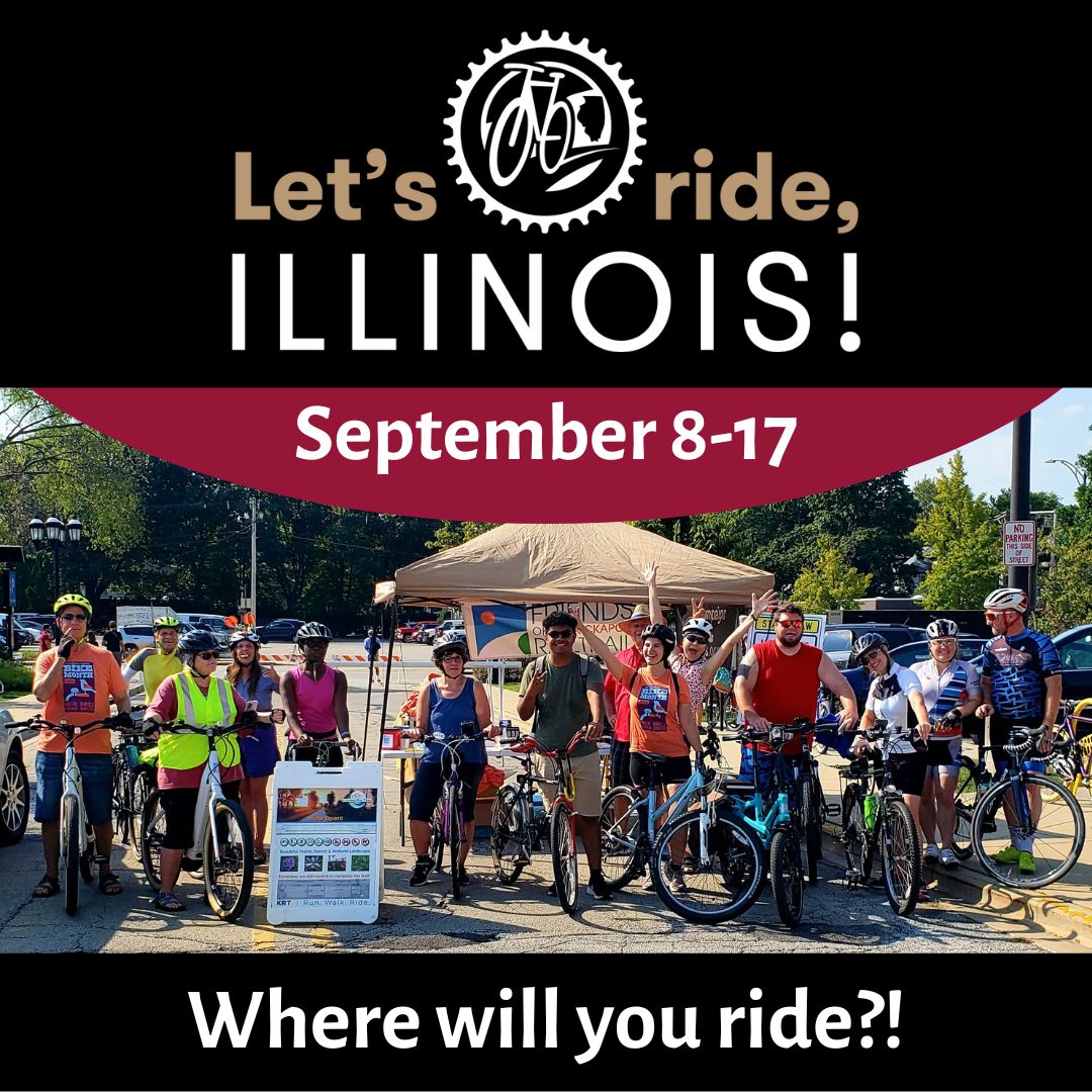 Ride Illinois - We are up to nine Let's Ride, Illinois...