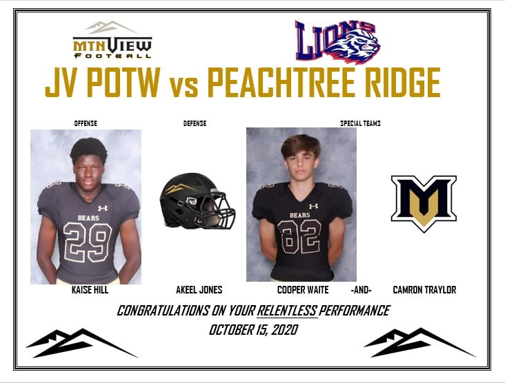 Congratulations to... - Mountain View High School Football | Facebook