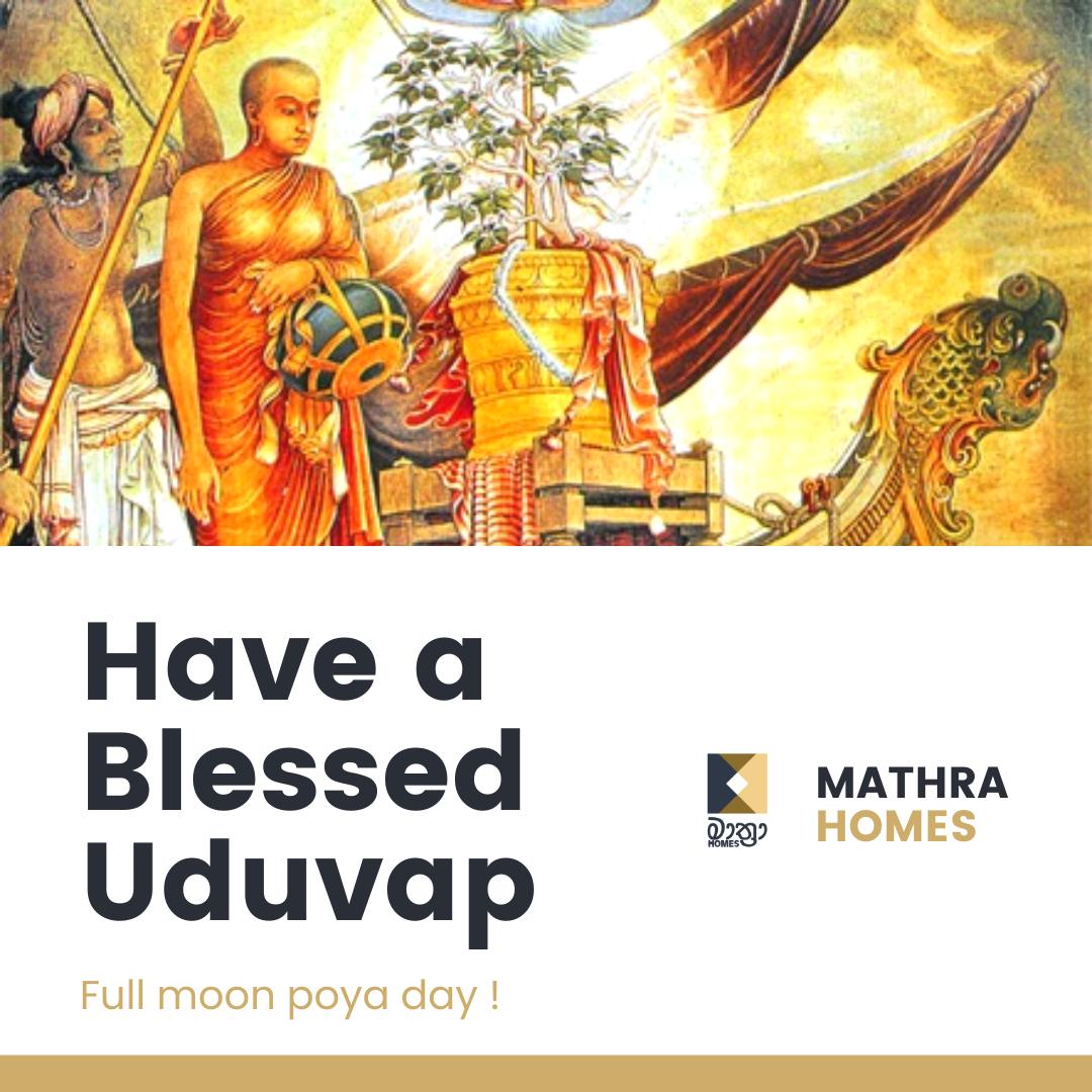 MATHRA Homes - ++ IMPORTANCE OF UNDUVAP FULL MOON POYA DAY... | Facebook