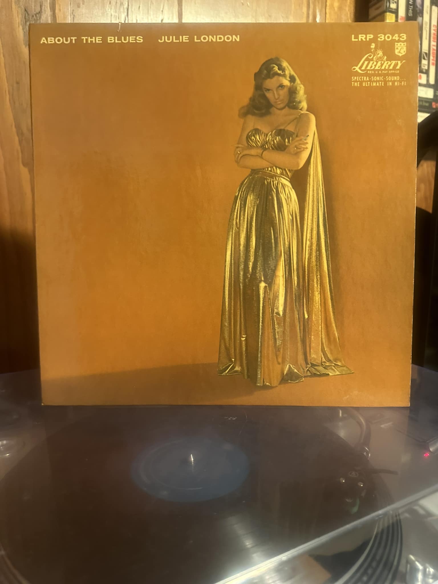 Julie London, About the Blues, Japanese red vinyl LP.