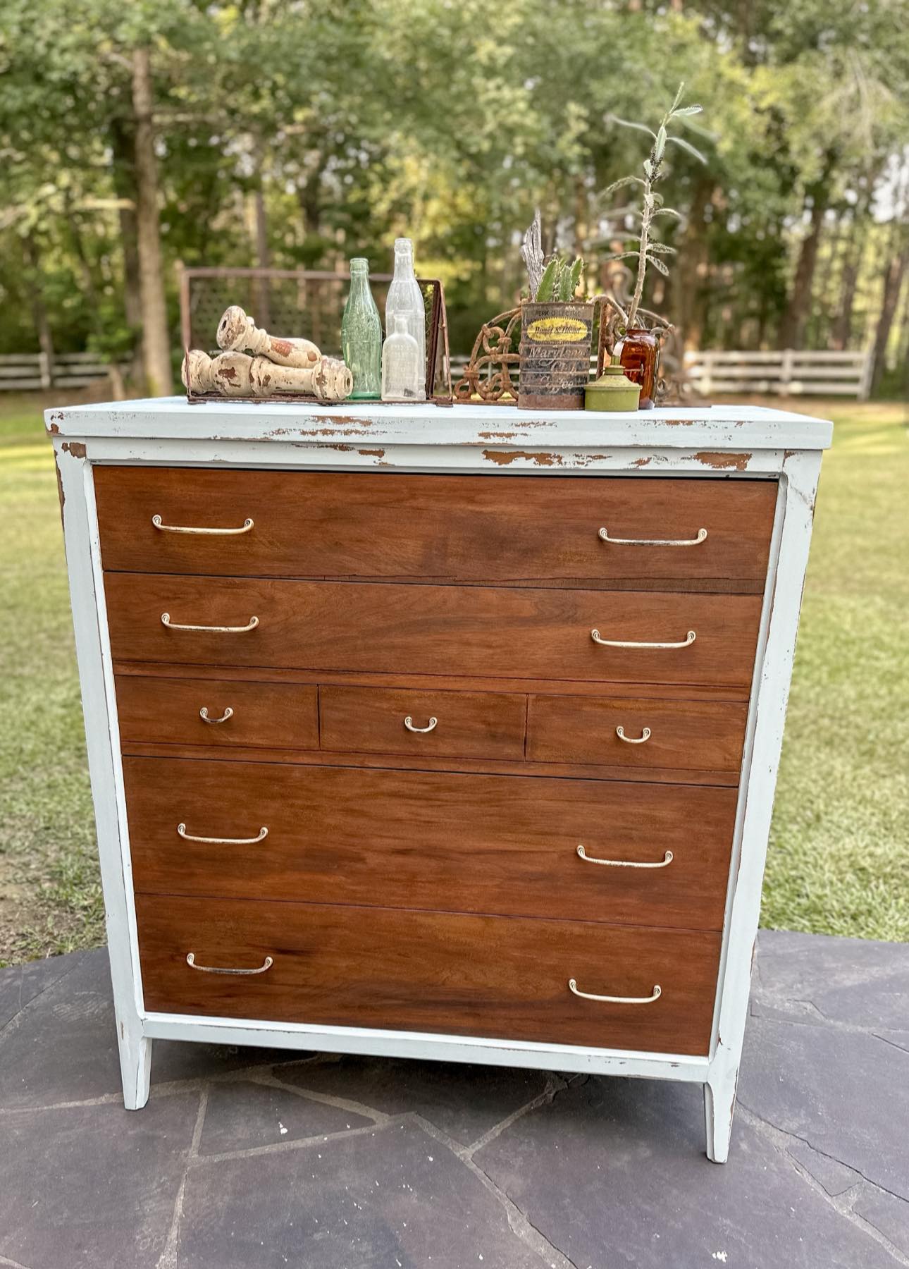 vintage broyhill dresser Mid Century Modern 6 Drawer  Atomic Furnishing & Design Refurbishing a Broyhill dresser for