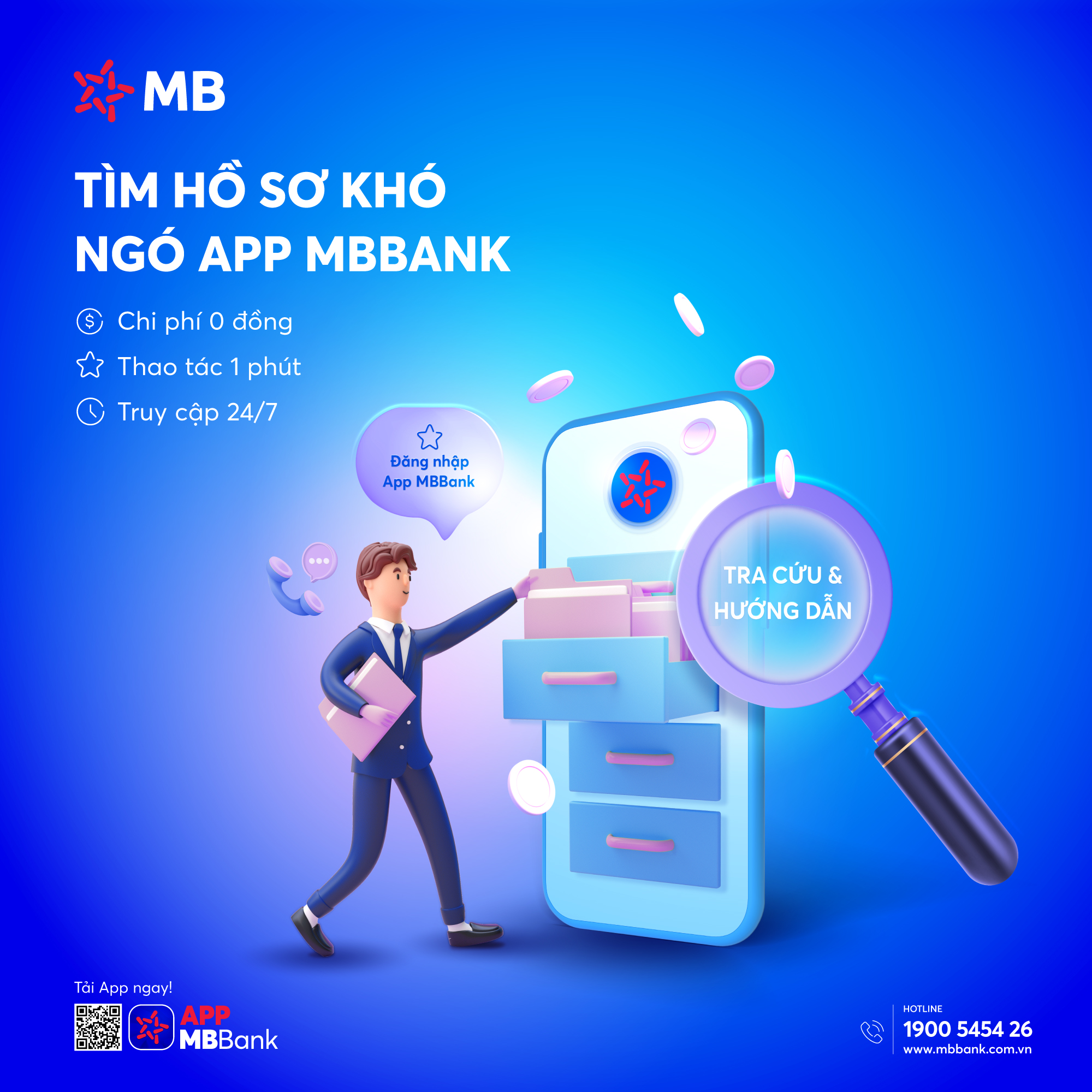 MBBank - 💡 TÌM HỒ SƠ KHÓ - NGÓ APP MBBANK 💡 🤔 Bạn cần... | Facebook