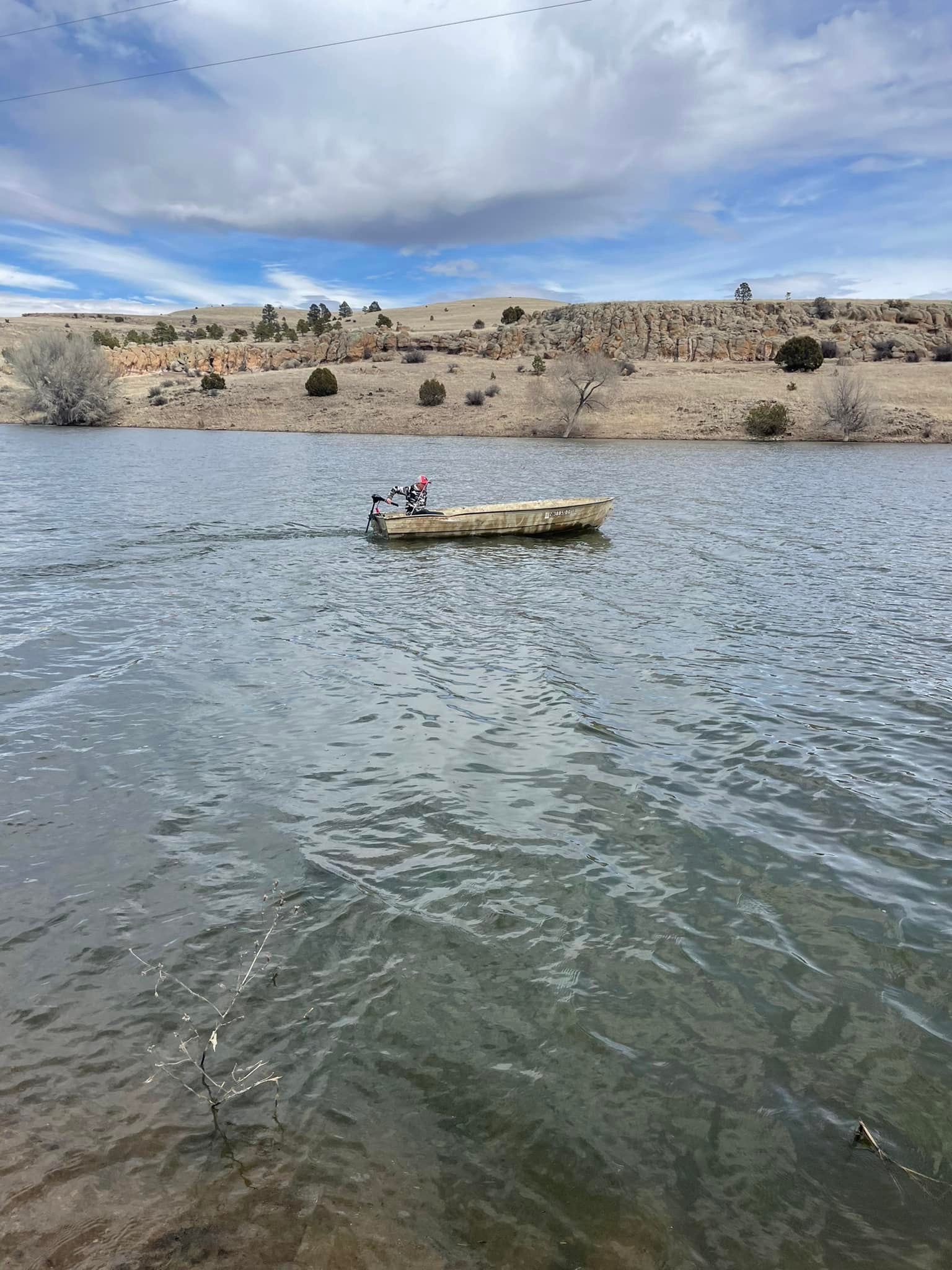 Slash Ranch - First cruise on v cross t lake- beautiful...