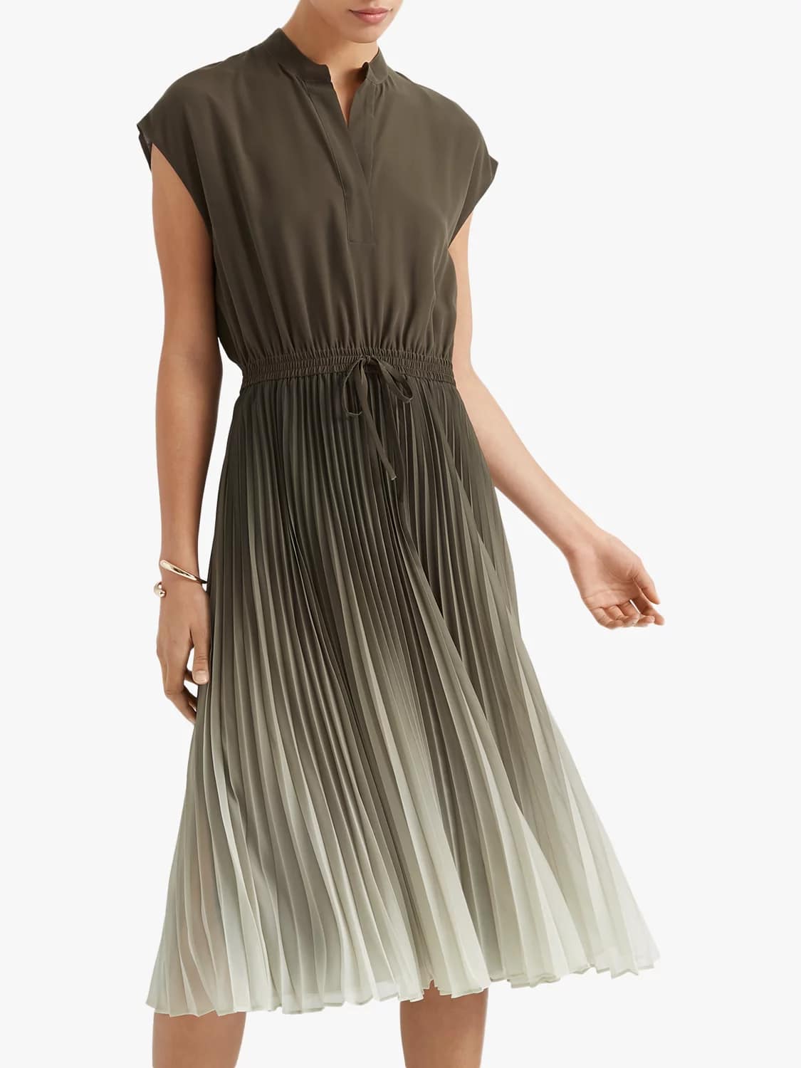 casual cotton midi dress R.Vivimos Women's Fall Gauze Dresses V Neck Long Sleeve Ruffle Tiered Flowy with Pockets (Small, Army Green) at Amazon Women's Clothing store Tie Waist Pair this dress with Color:1063 - Blue/Red Checkered Burgundy Velvet Ruffle Hem