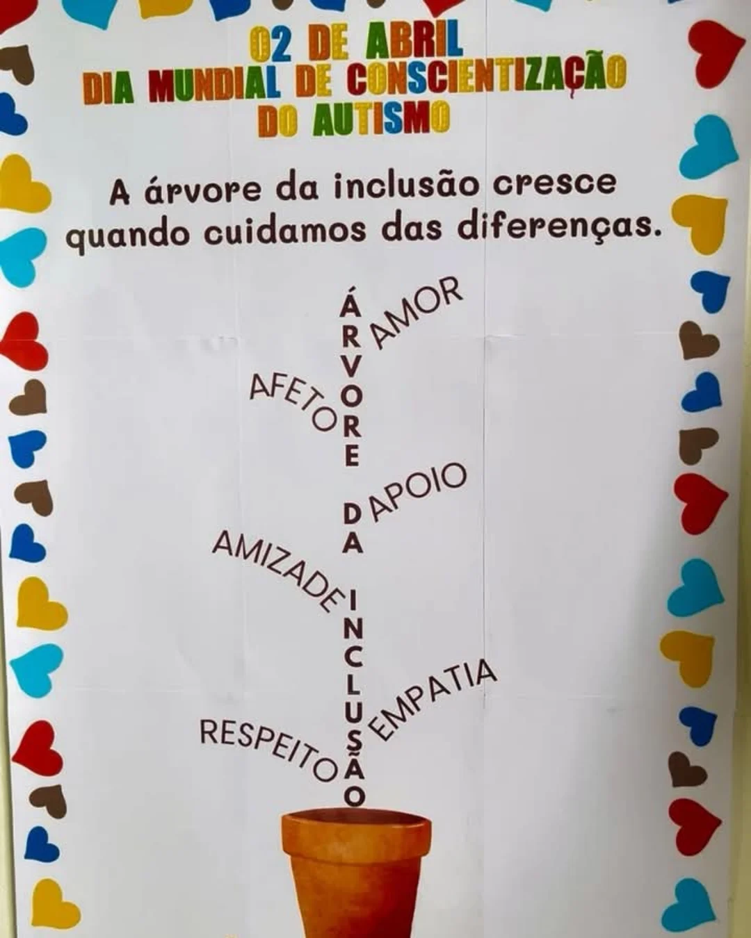 Página - *ARVORE DA INCLUSÃO* ♥️ Leila 💰6,00 Painel árvore da inclusão ...