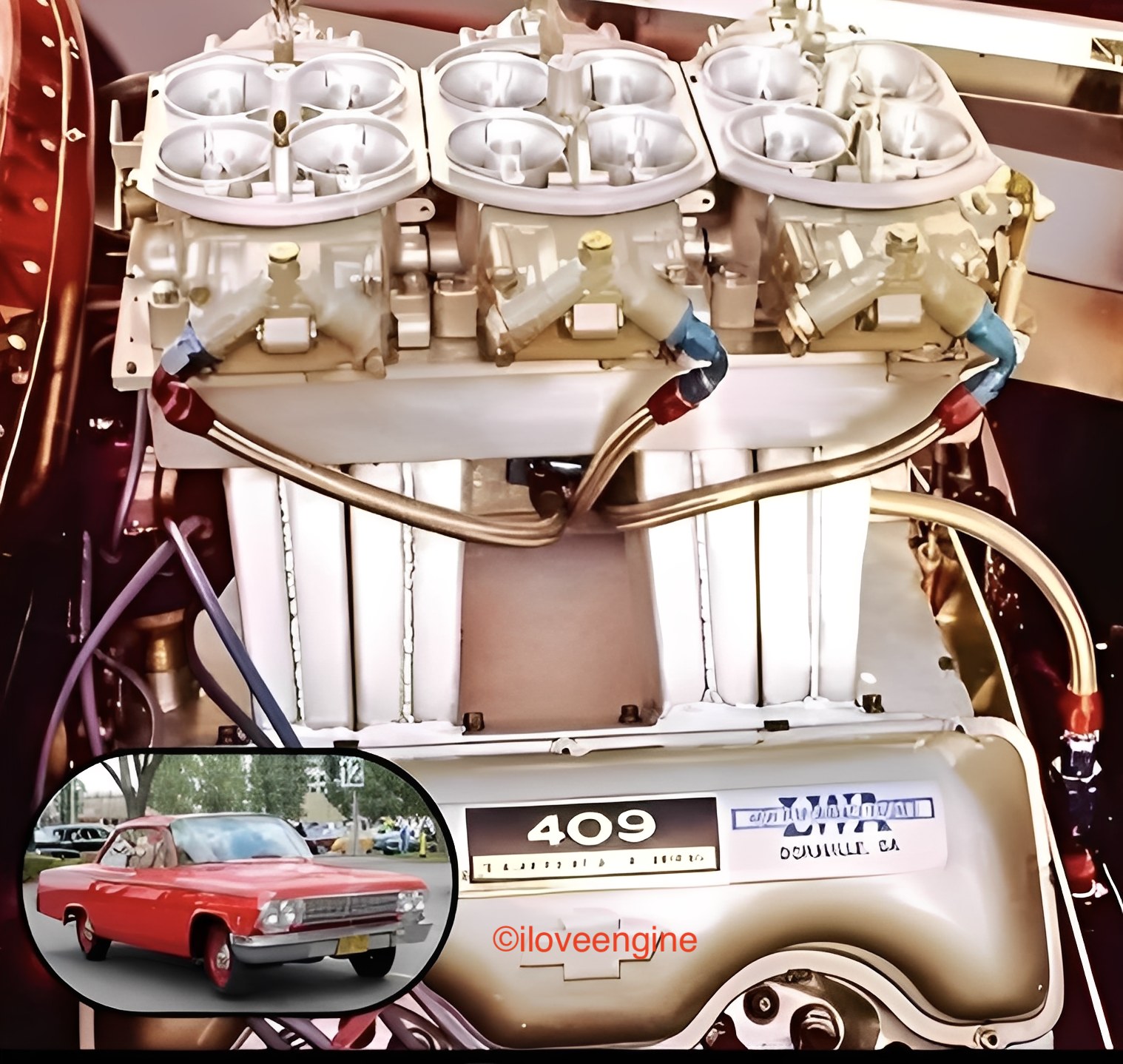 I Love - Chevrolet 409 cubic-inch engine of the 1960s stands as one of ...
