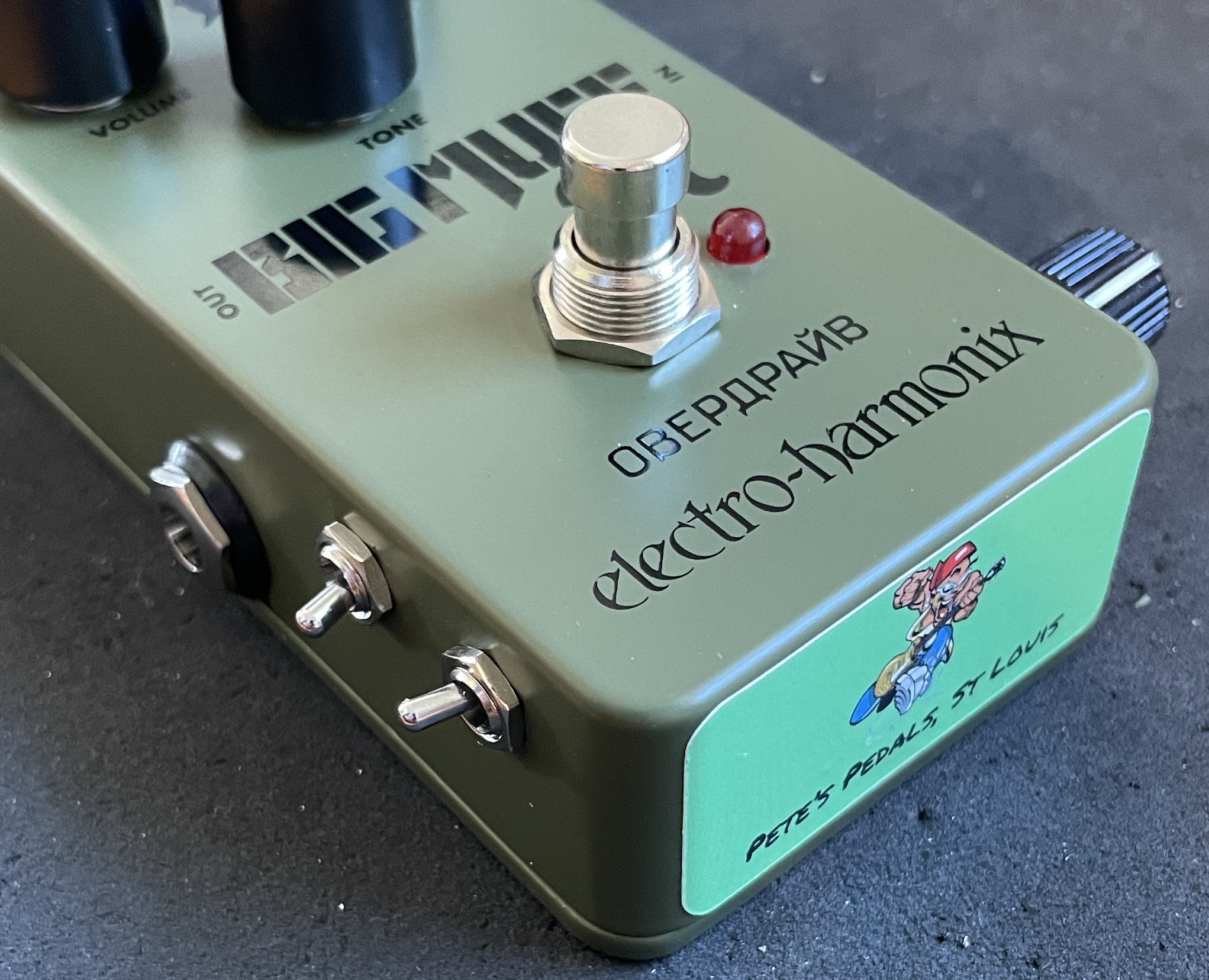 ギター JHSPedals EHX Green Russian Mod