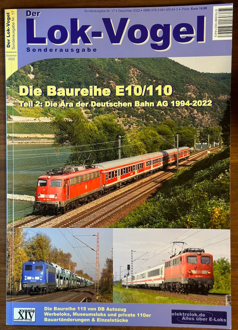 ドイツの鉄道雑誌「Lok-Vogel」最新号入荷！！ この度、ドイツの鉄道