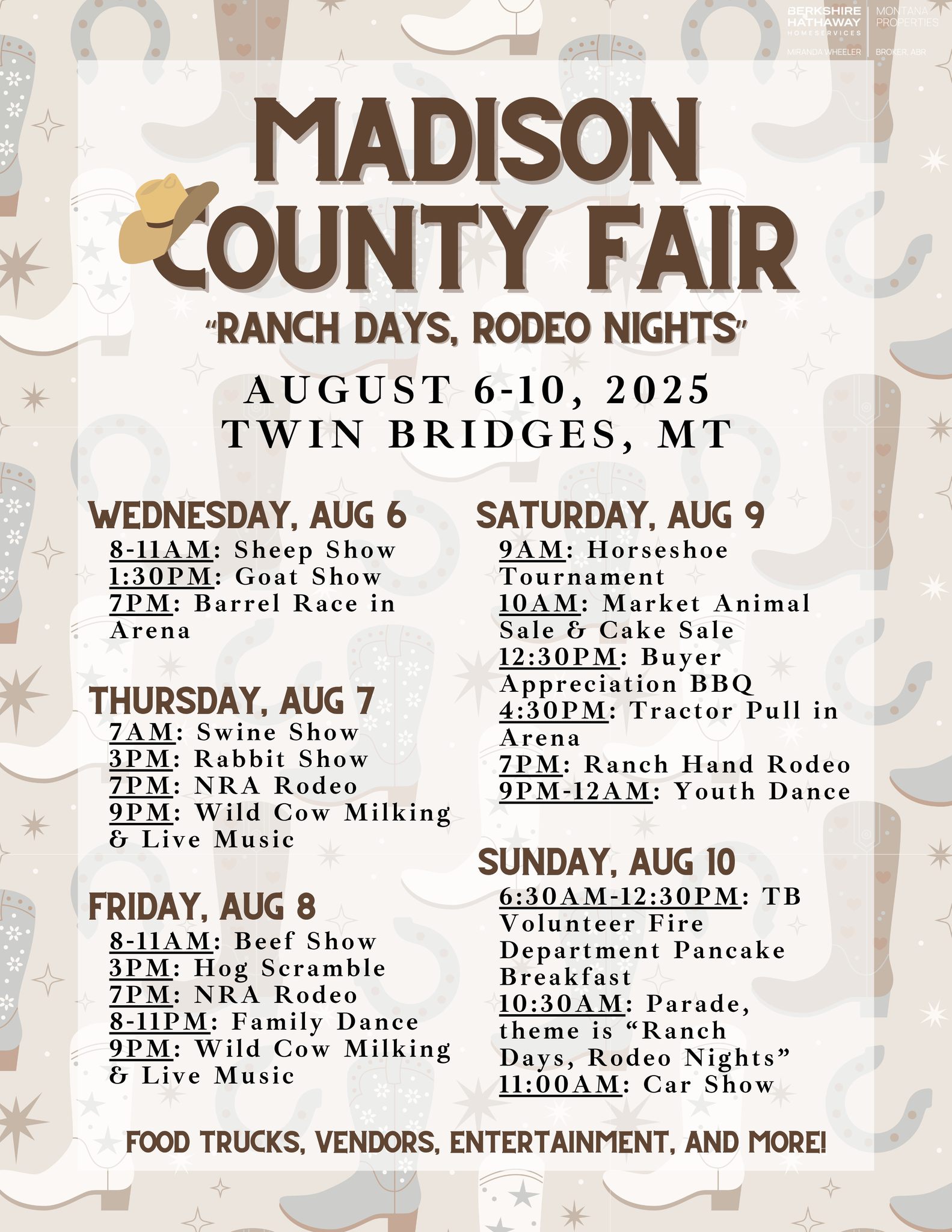 Sheridan MT Community | The Madison County Fair & Rodeo is almost here ...