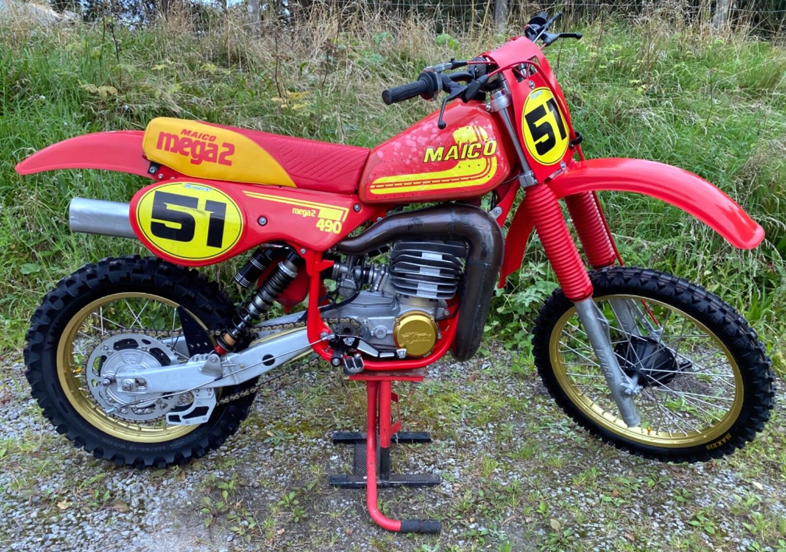 SALE‼️【新品】2★STAR  レッド  42 イタリア製 Ad - 1981 Maico Mega 2 490. Tougher than a tough thing 😀 For sale
