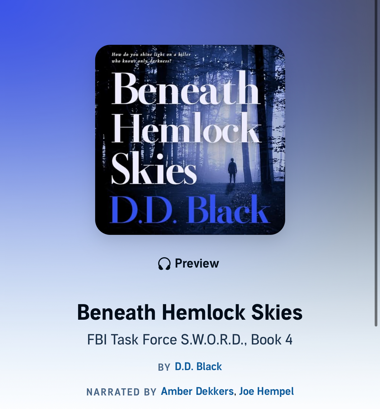 Audio update! I'm thrilled to say I received the final files for