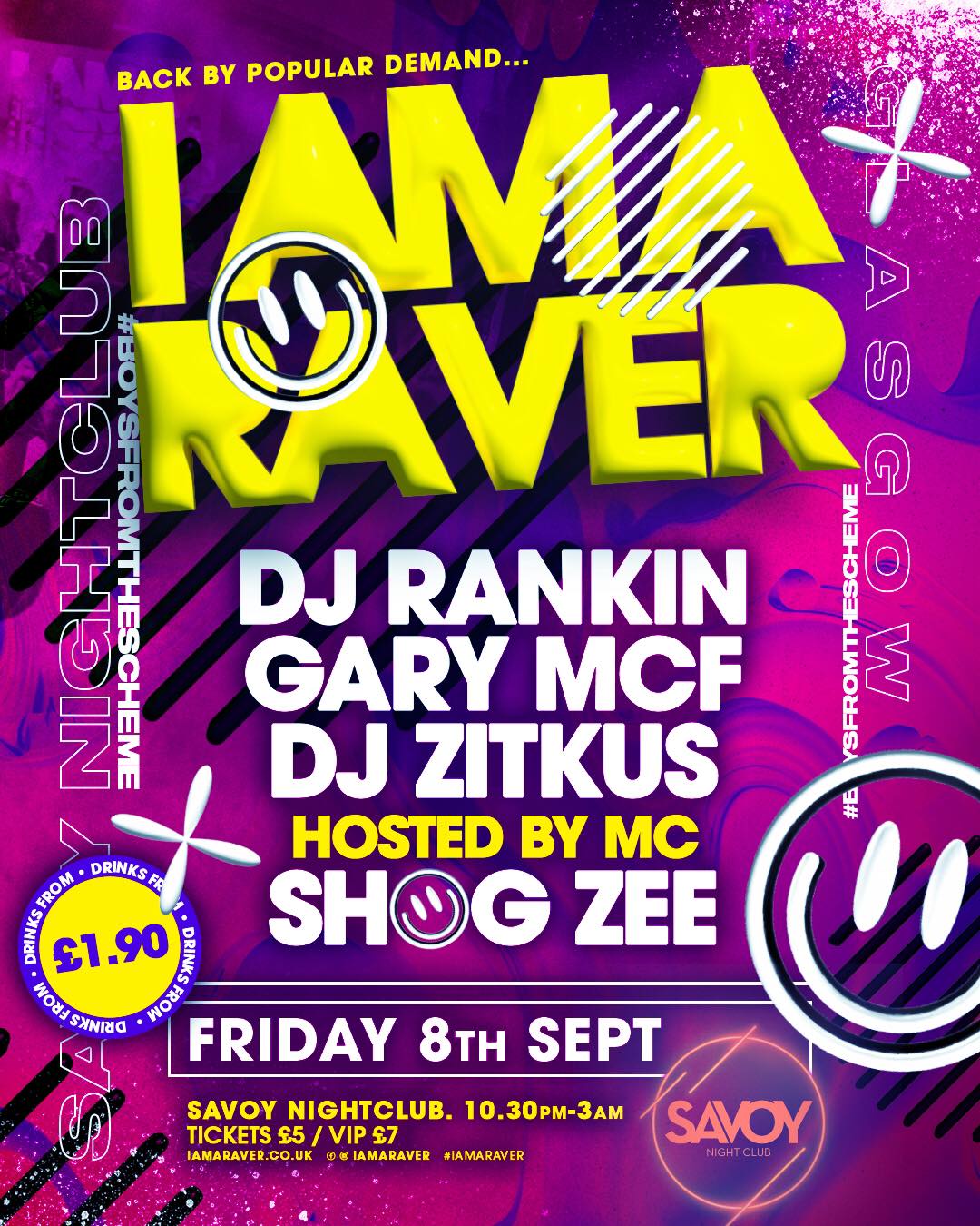 Savoy Nightclub - I AM A RAVER RETURNS THIS FRIDAY DOORS... | Facebook