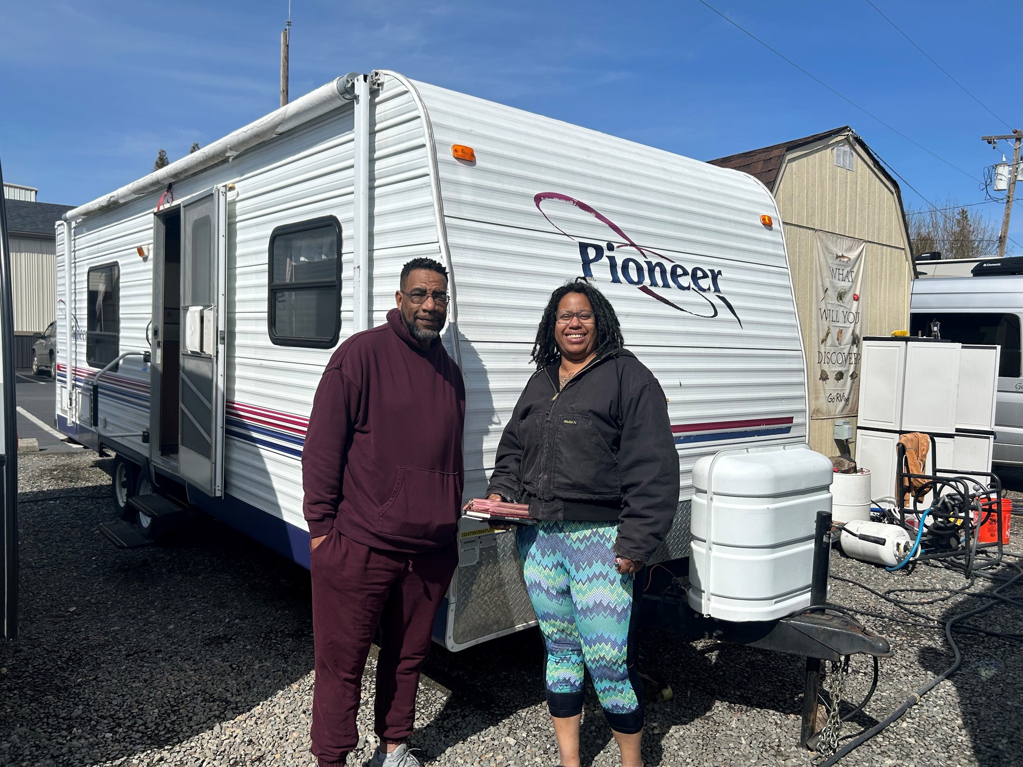 Congratulations to Jessica and Earl... - Adventure Trading RV | Facebook