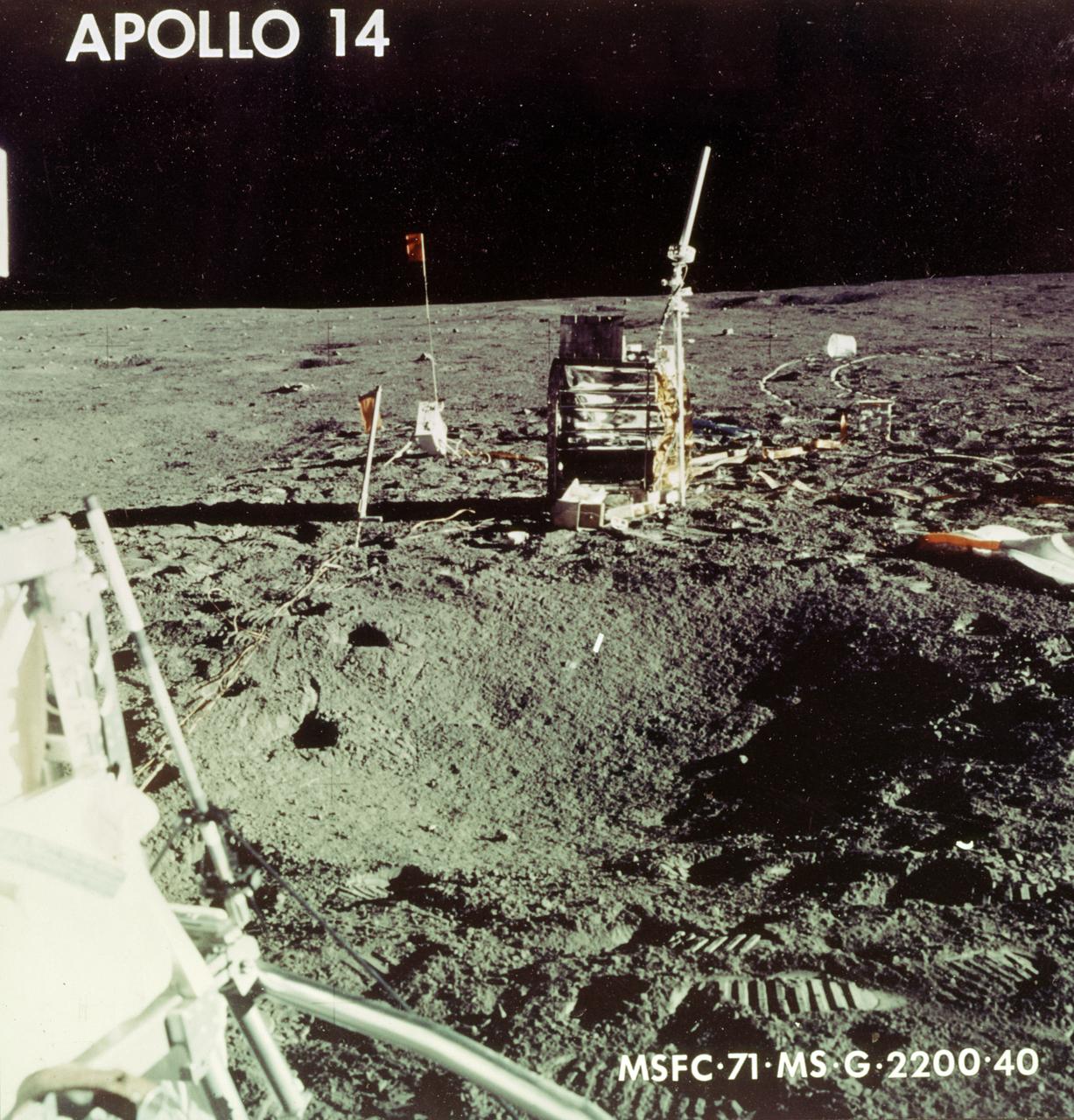 Interstellar - The moon bound Apollo 14, carrying a crew of three ...