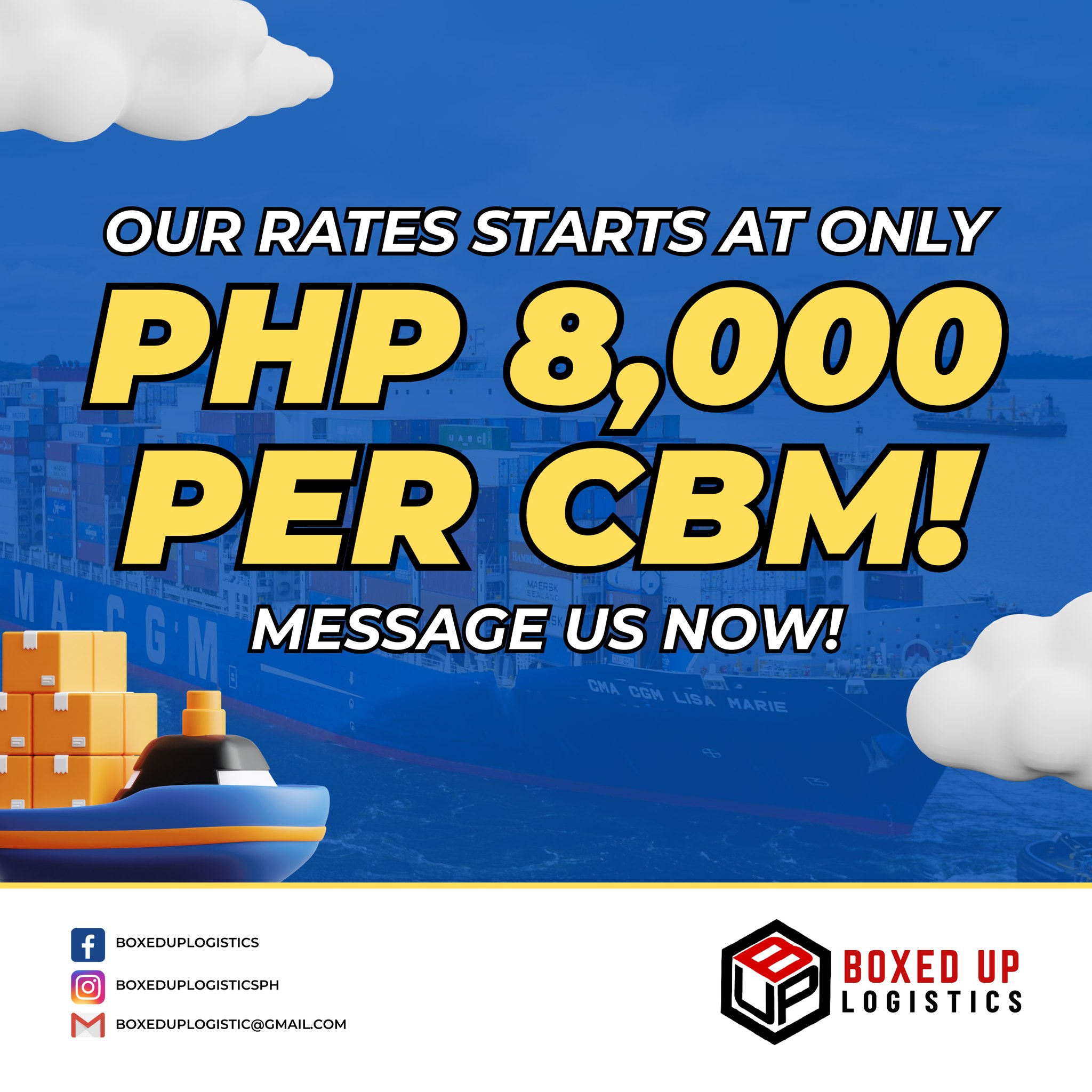 UPDATED RATES FOR 2024! 📢 Our rates... - Boxed Up Logistics