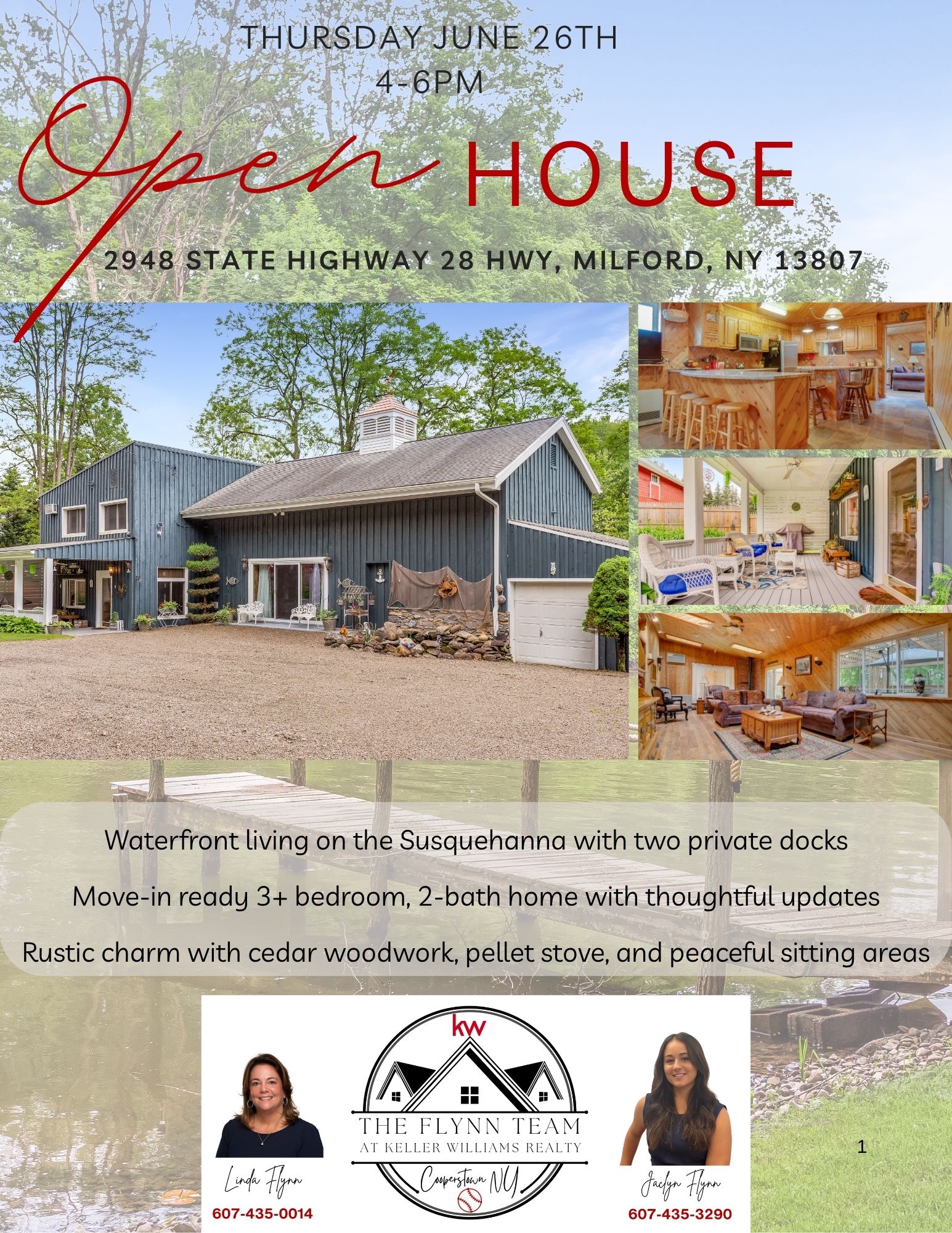 クローバー OPEN HOUSE TODAY! Come experience it in person! Perched above the
