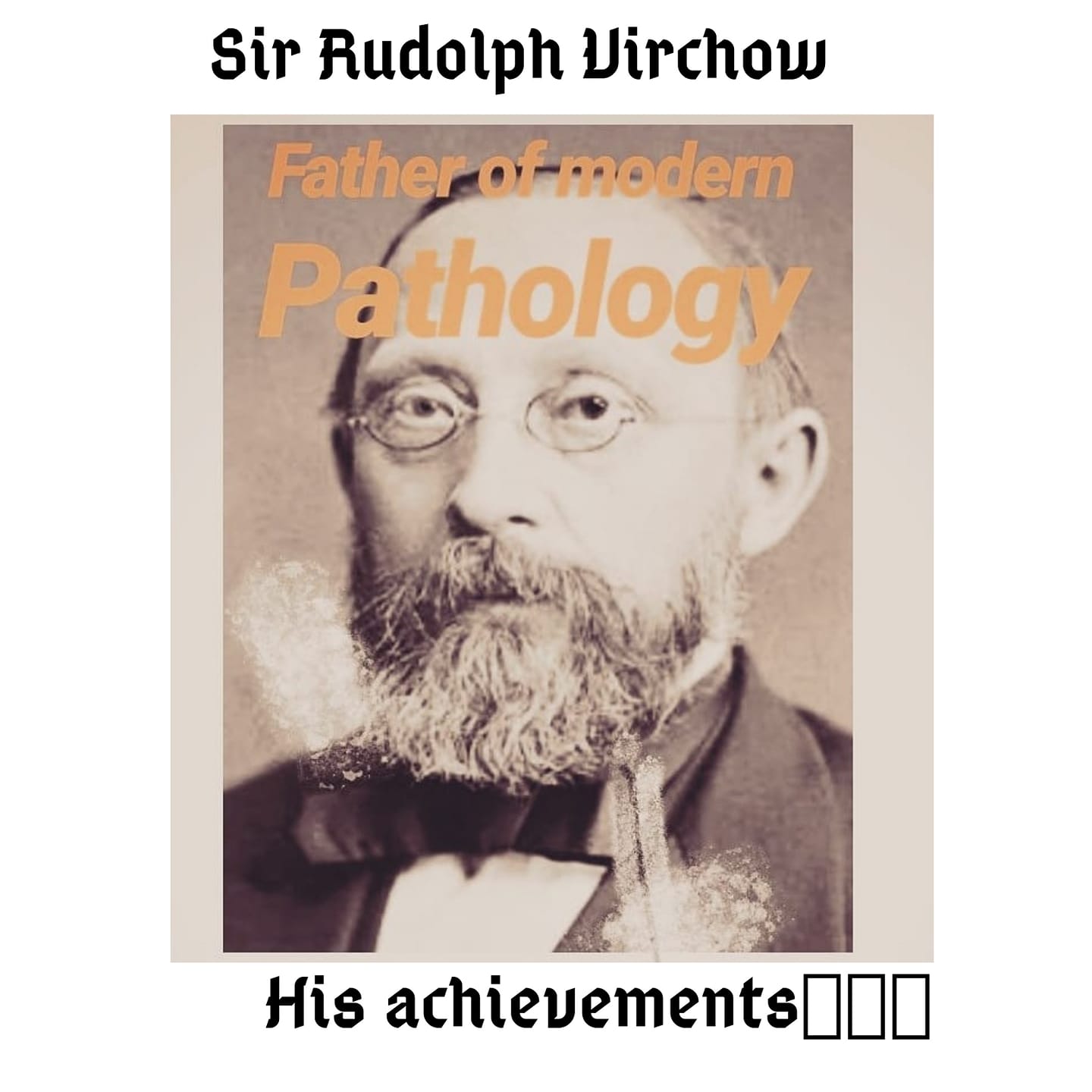Pathlogos - #Pathology #Basics Rudolph Ludwig Carl Virchow : The father ...