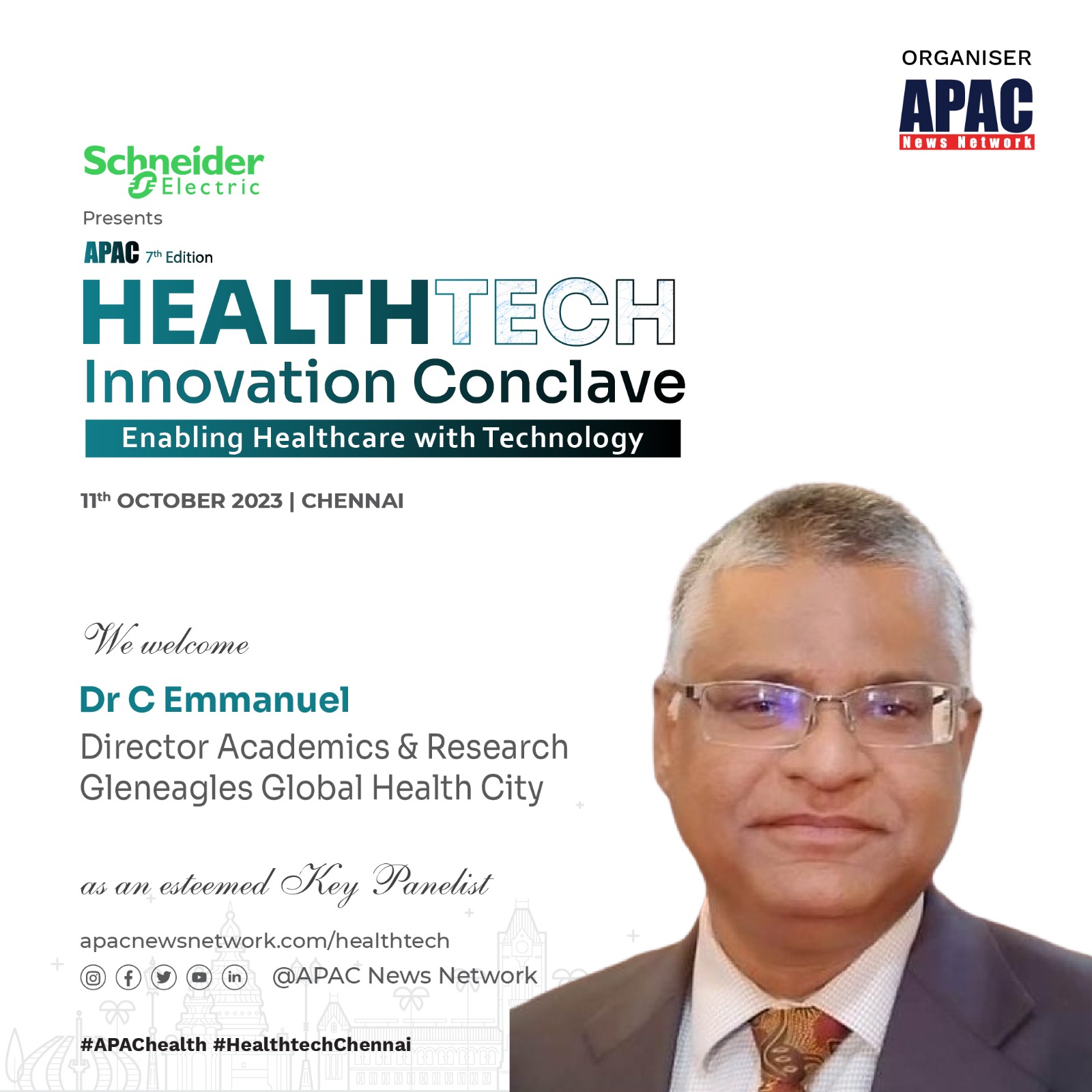 APAC Media - We are pleased to welcome Dr C Emmanuel,... | Facebook