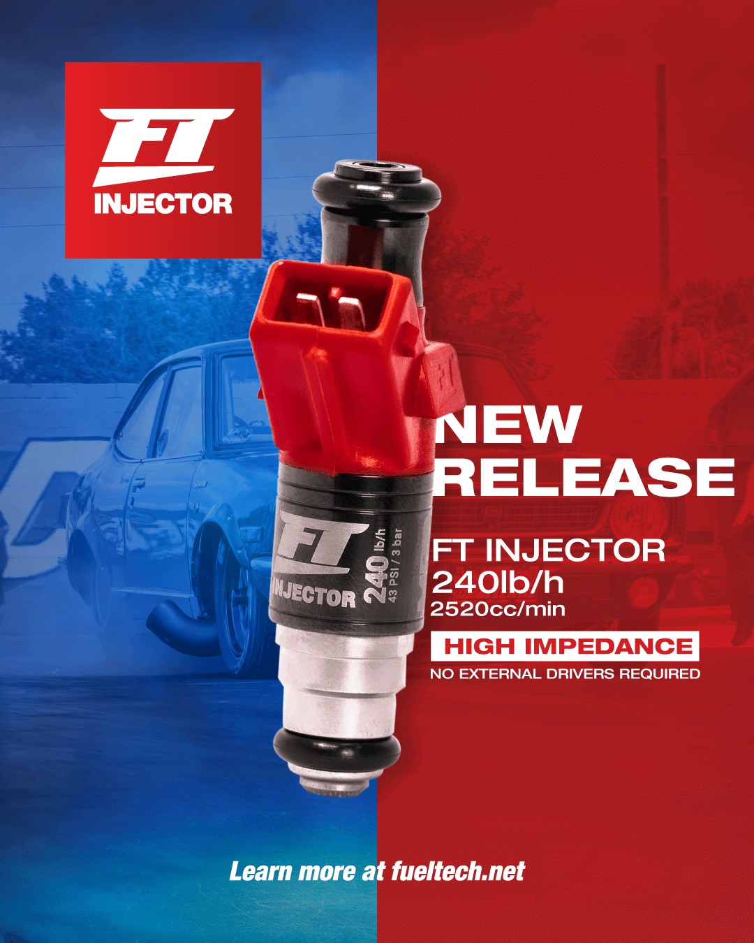 FuelTech USA - New Release! FT Injector 240lb/h...