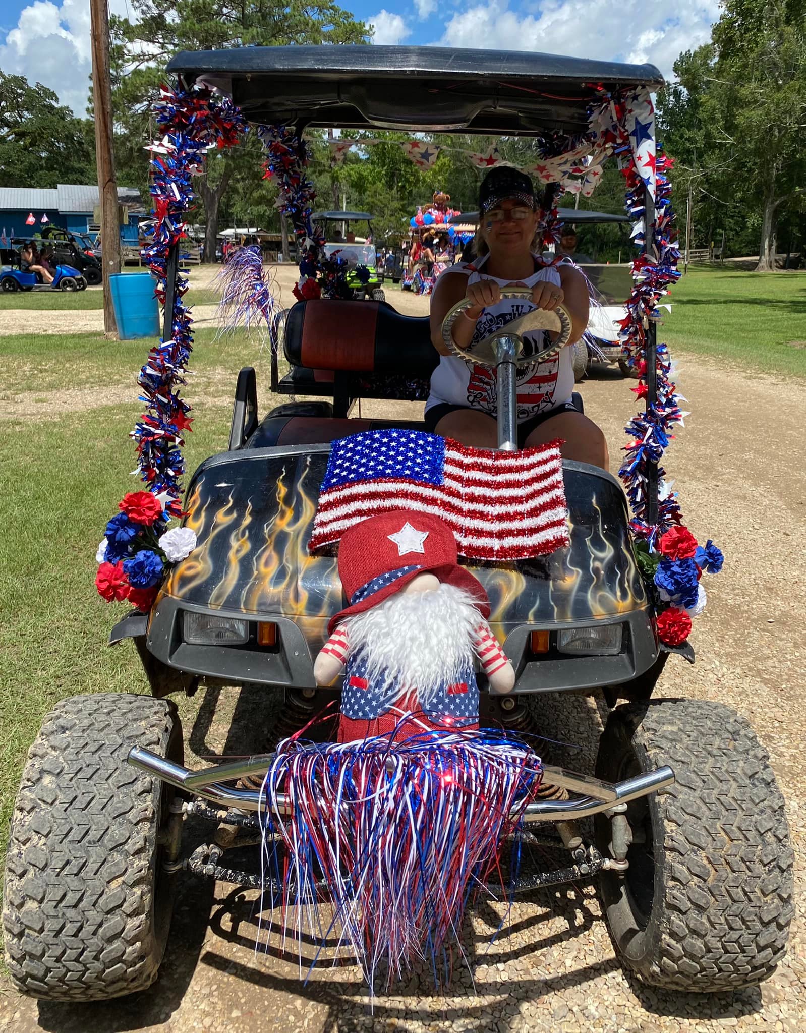 Our golf cart decorating contest... - Hidden Oaks Campground