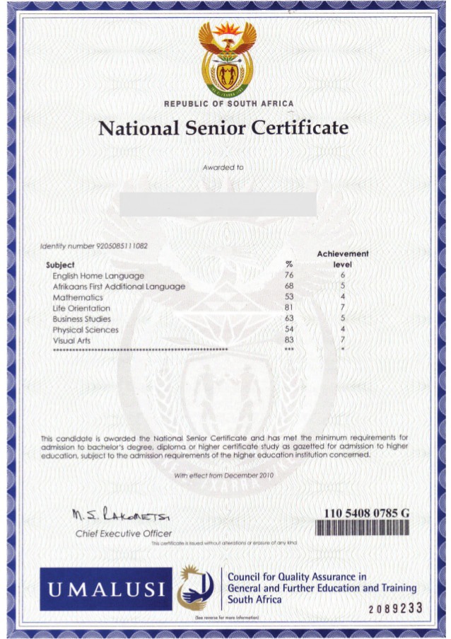 South - Good morning Mzansi! Is your matric certificate lost or damaged ...