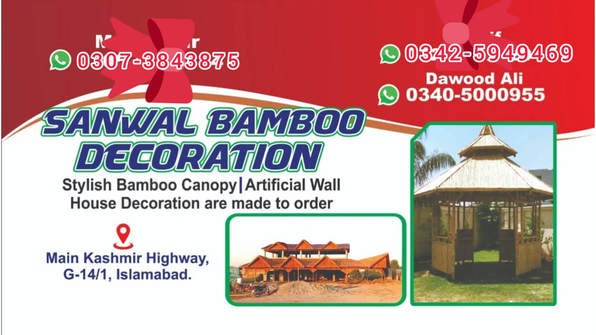 Sanwal Bamboos & Decorations | Islamabad