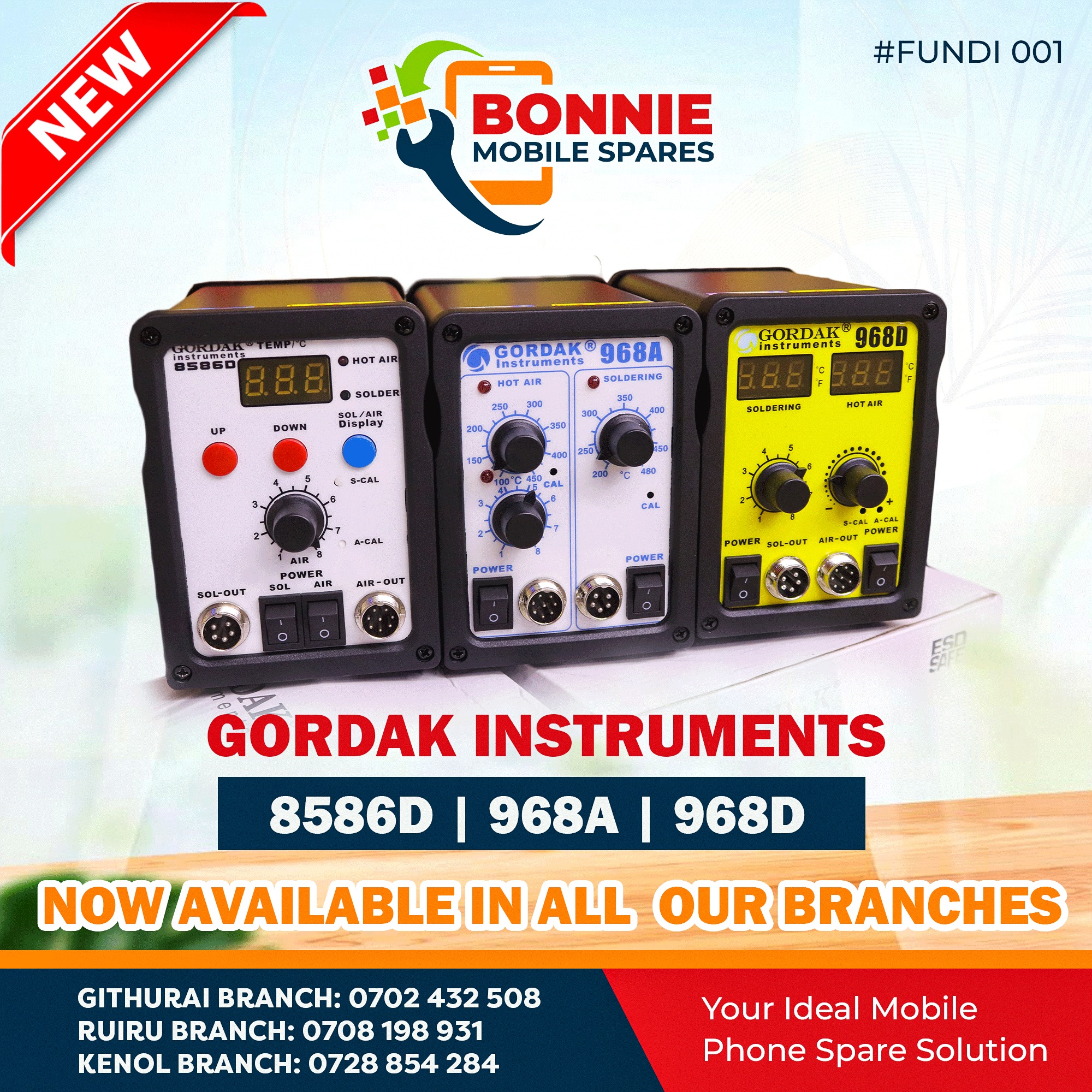 Bonnie - Gordak Instruments Now Available at Bonnie Mobile Spares! 🔧 ...