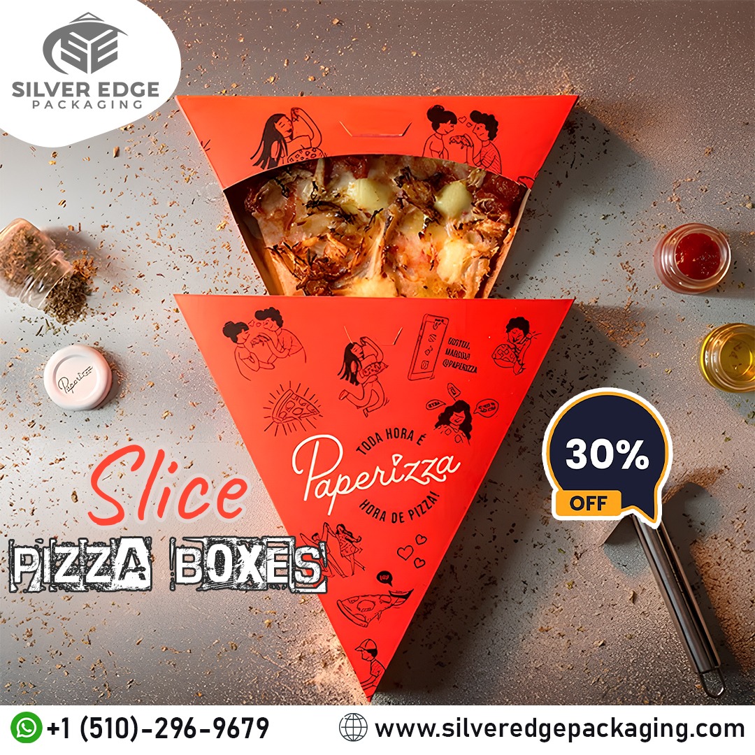 Our custom-slice pizza boxes are... - Silver Edge Packaging | Facebook