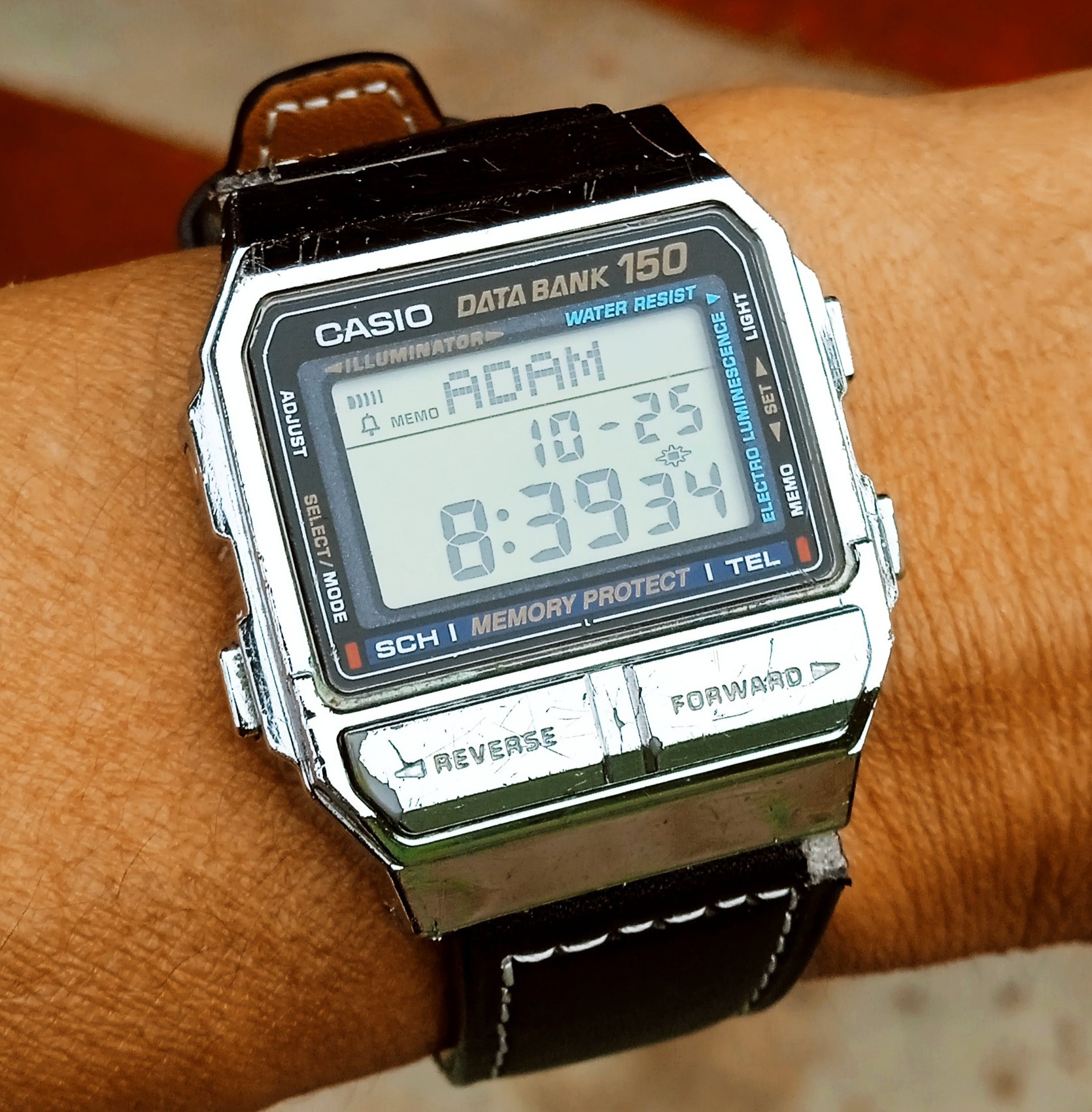 Good morning..casio db-1500.. BANK WATER DATABANK15 RESIST 150 