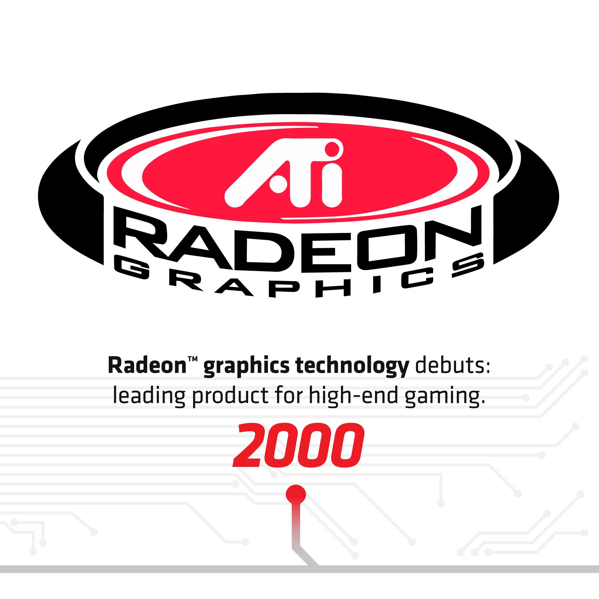 AMD - This year signified the introduction of the beloved Radeon brand ...