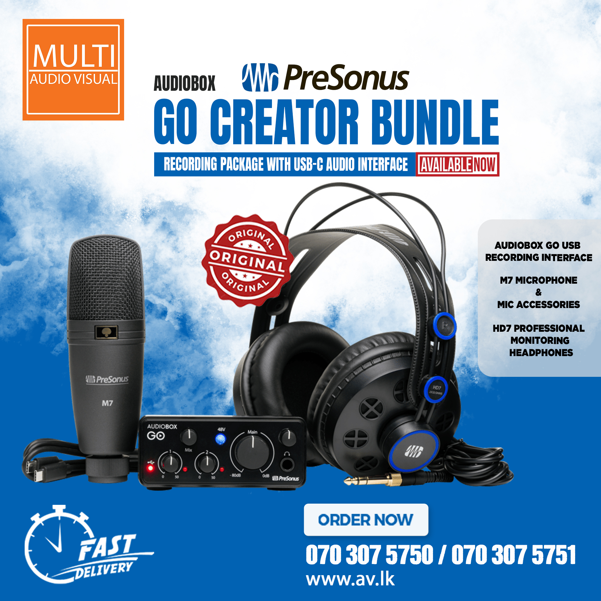 PreSonus AudioBox GO™ Creator Bundle #availablenow #PreSonus