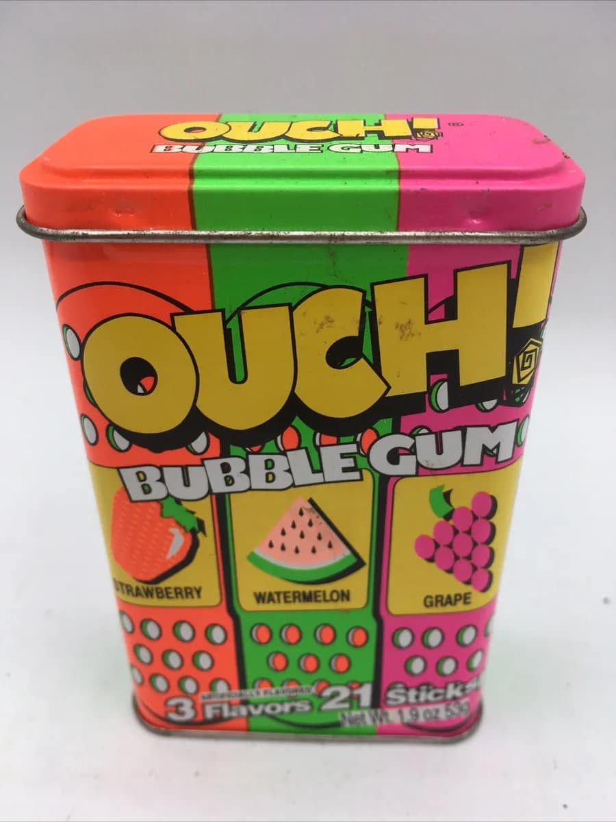 I only remember having this gum ONCE in the 90s. xD