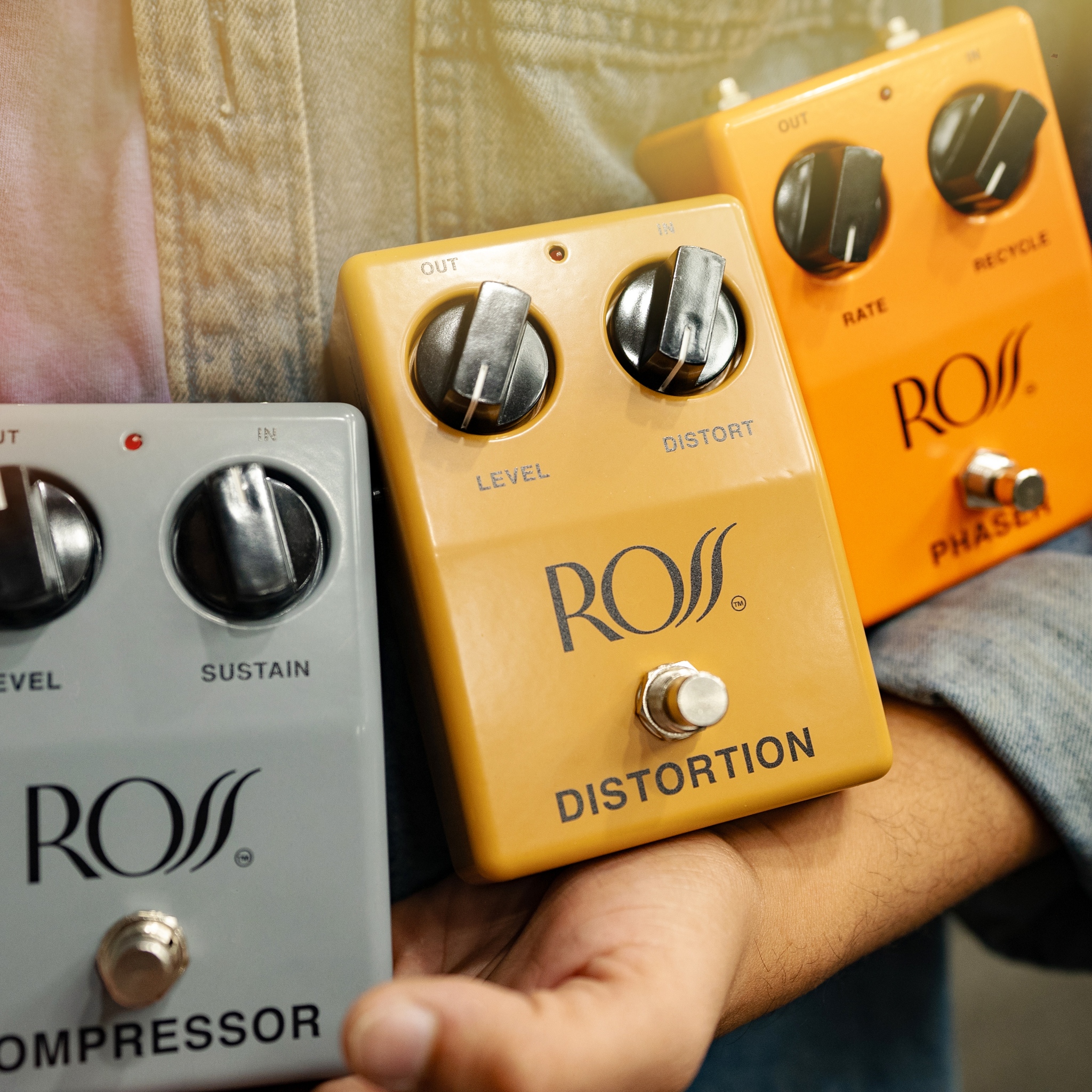 ROSS COMPRESSOR／JHS Pedals Ross Electronics pedals are back at Chuck Levin's