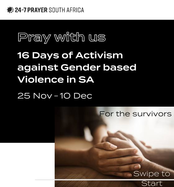 24-7 Prayer SA - Today we are praying for survivors of... | Facebook